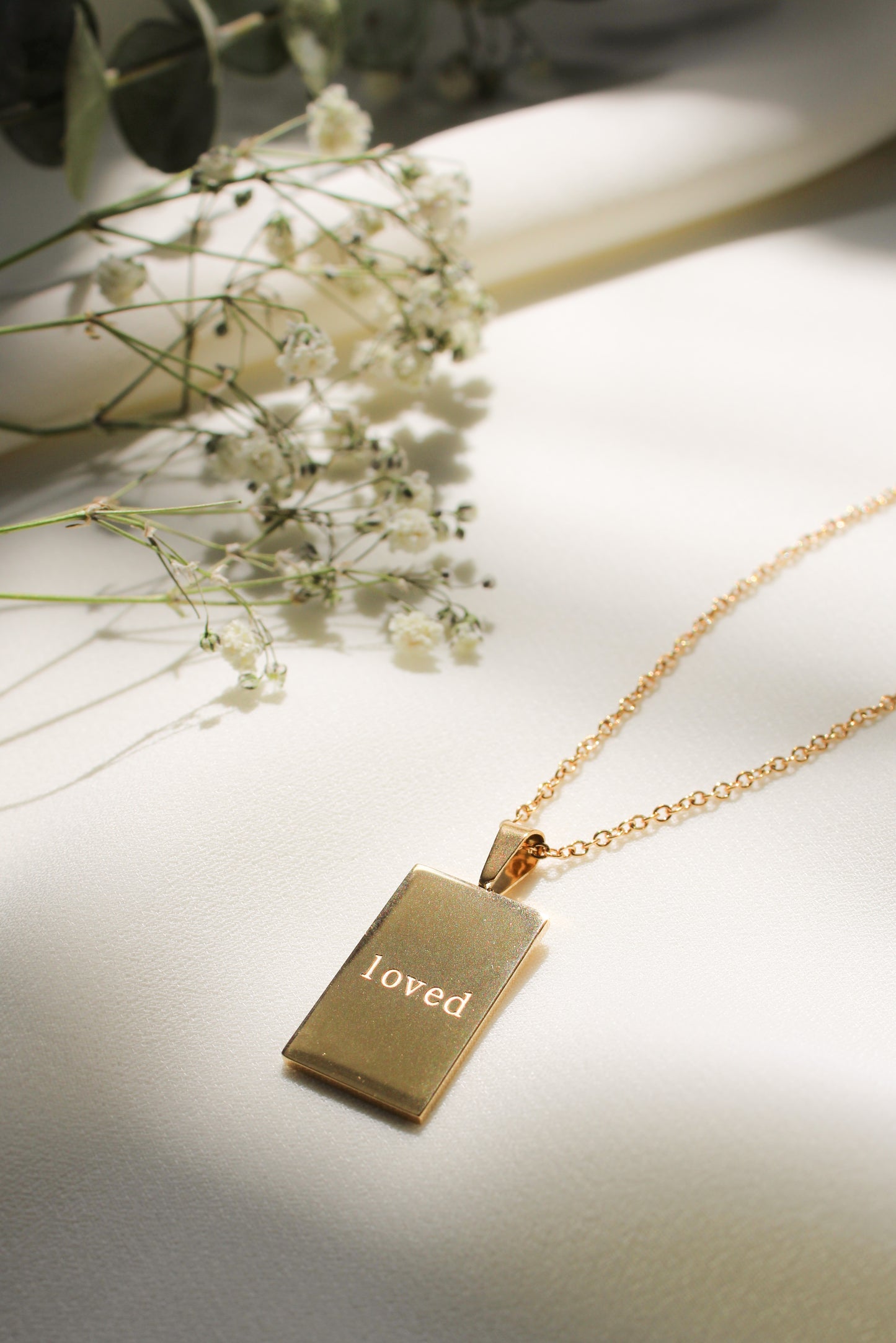 "Loved" Necklace
