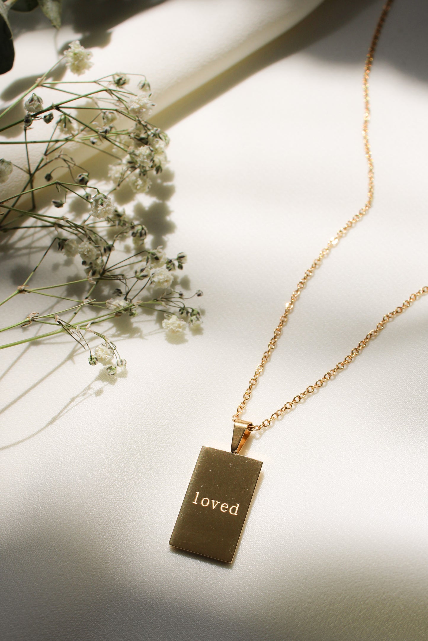 "Loved" Necklace