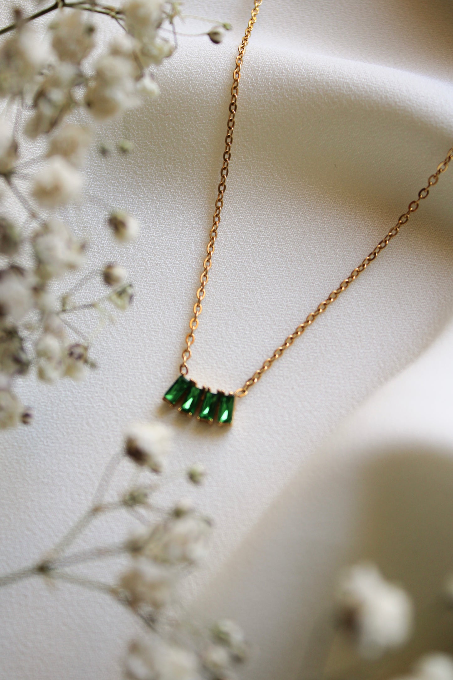 Baguette Necklace