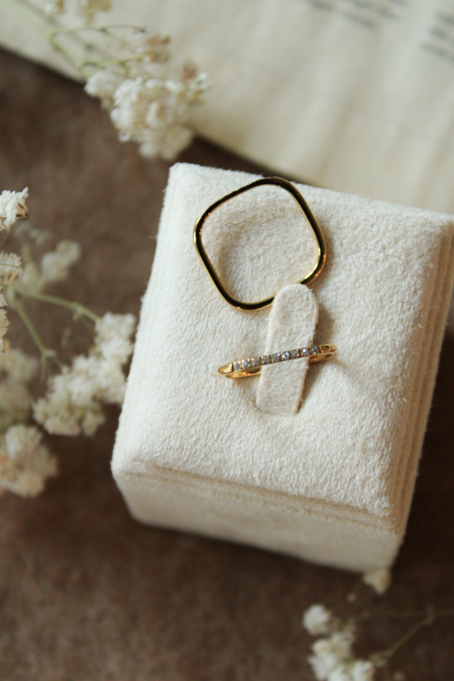 Square Mica Ring