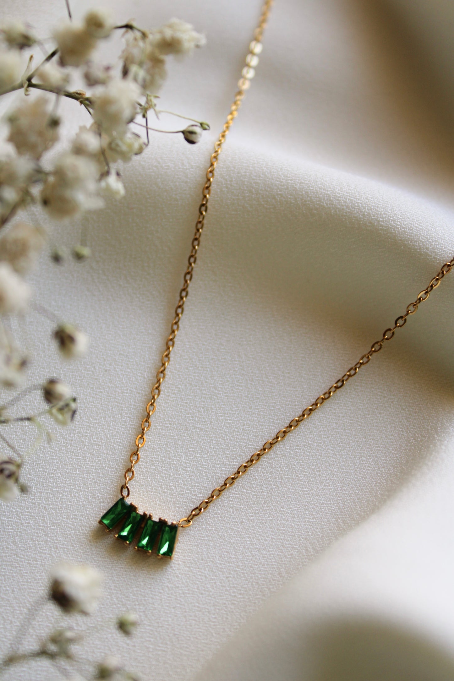 Baguette Necklace