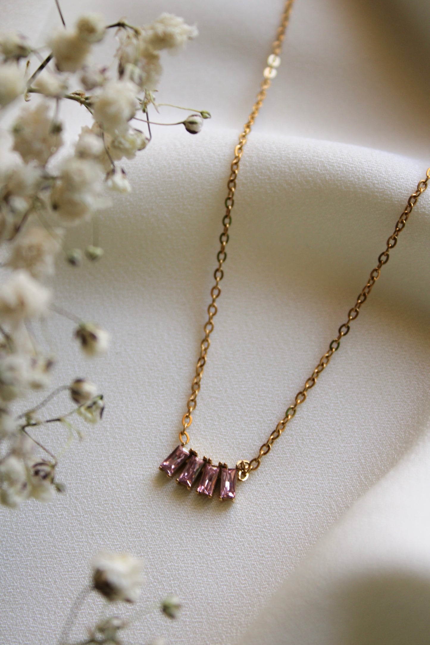 Baguette Necklace