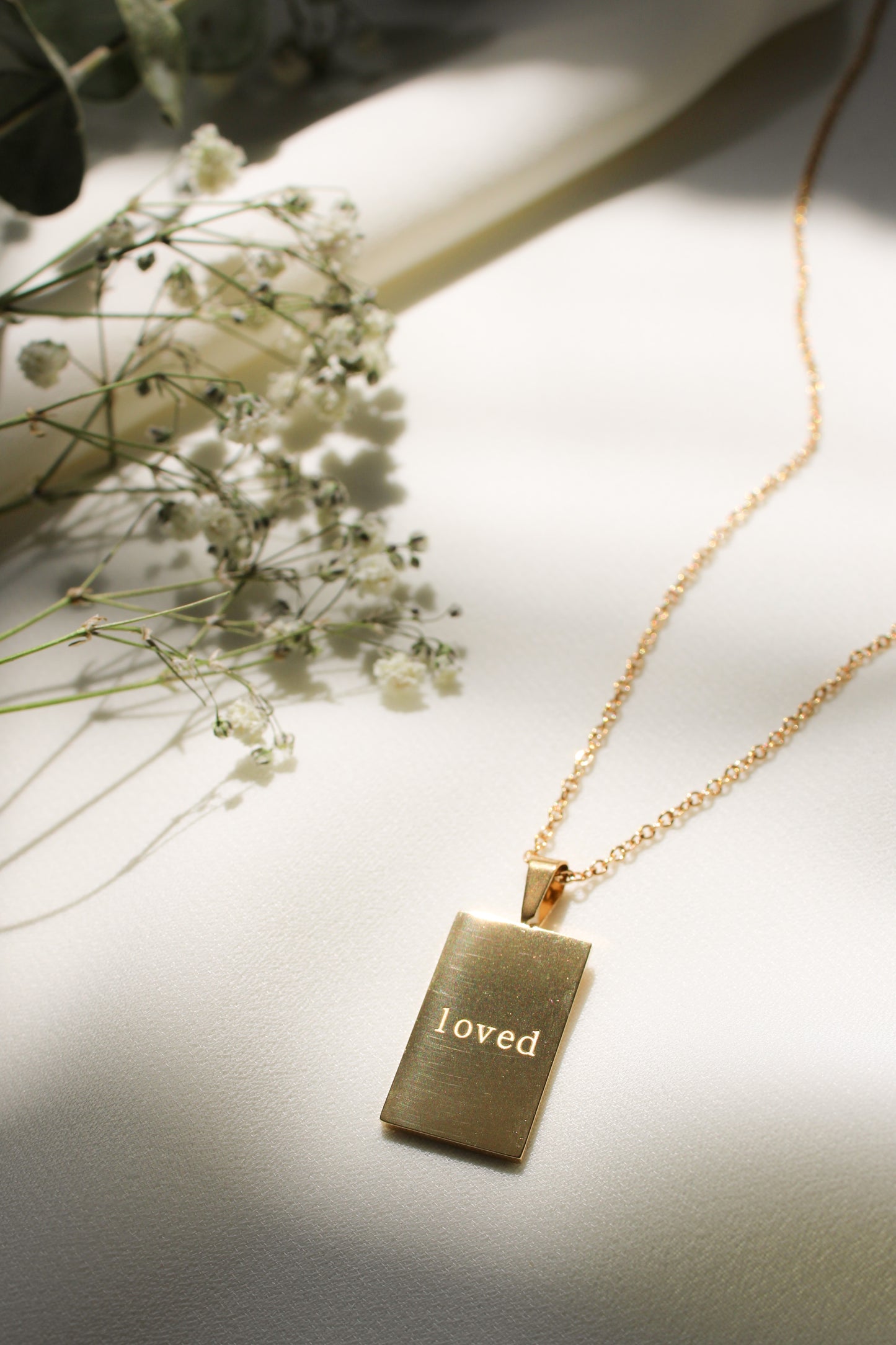 "Loved" Necklace