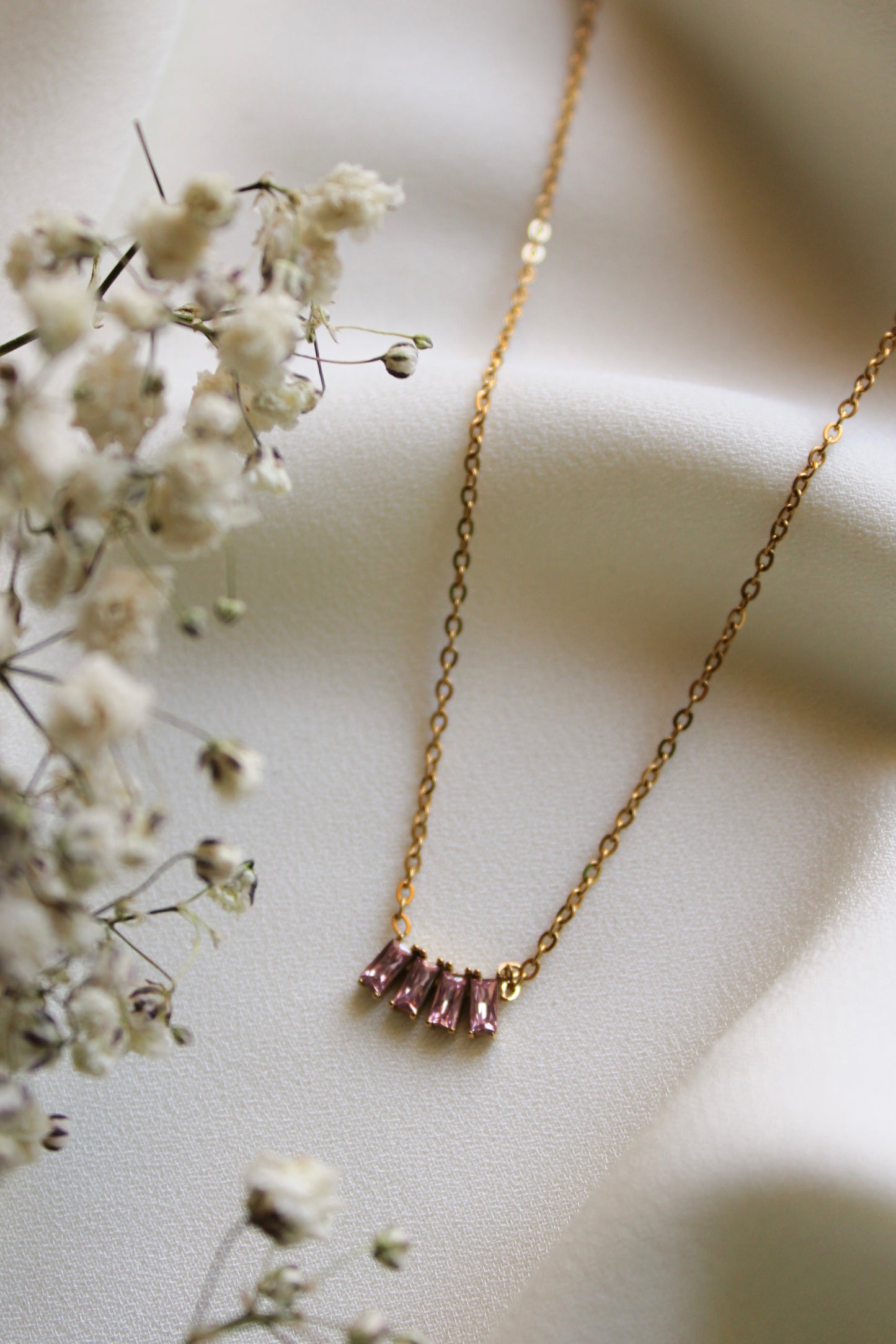Baguette Necklace