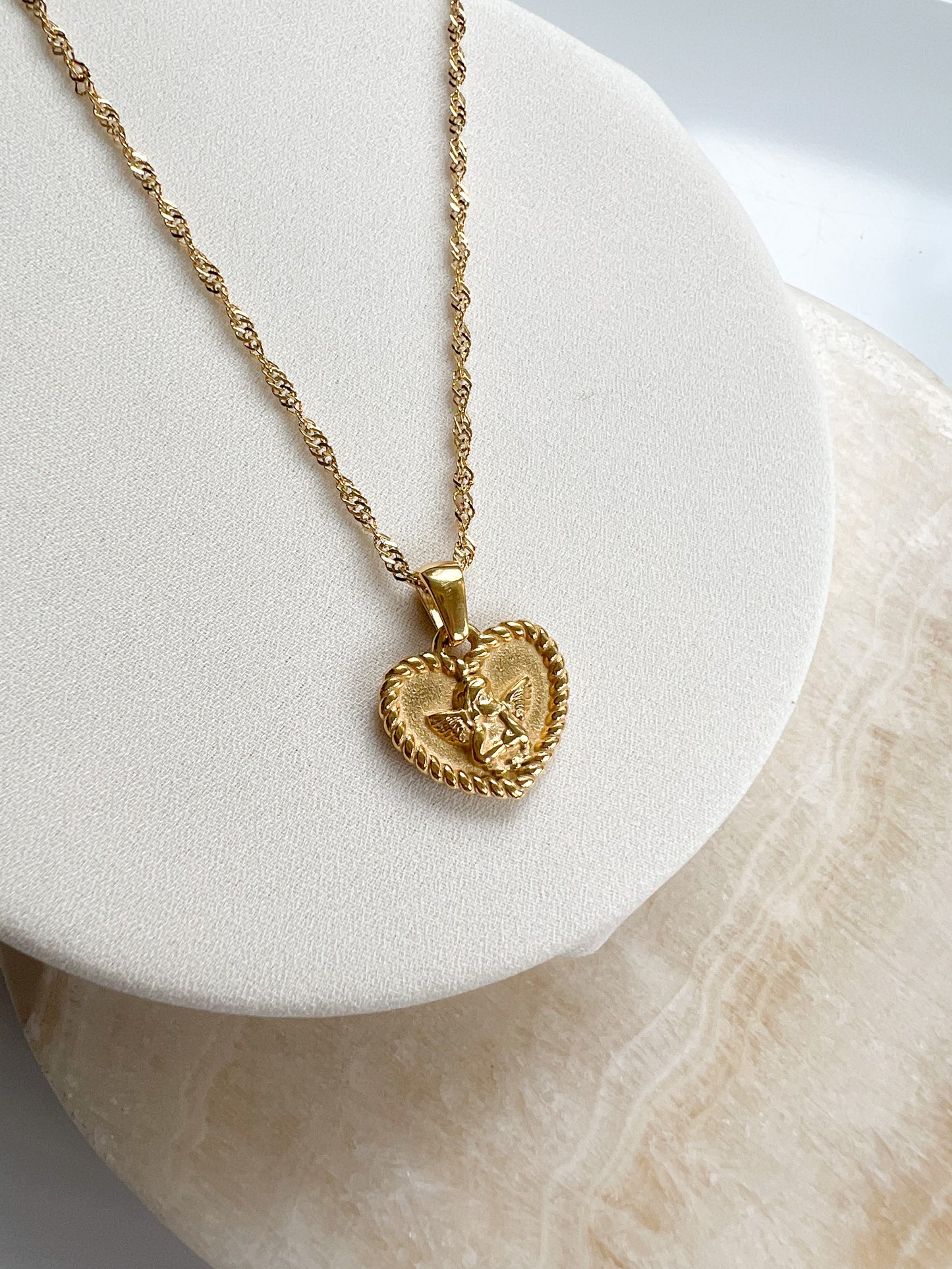 Cherub Pendant Necklace
