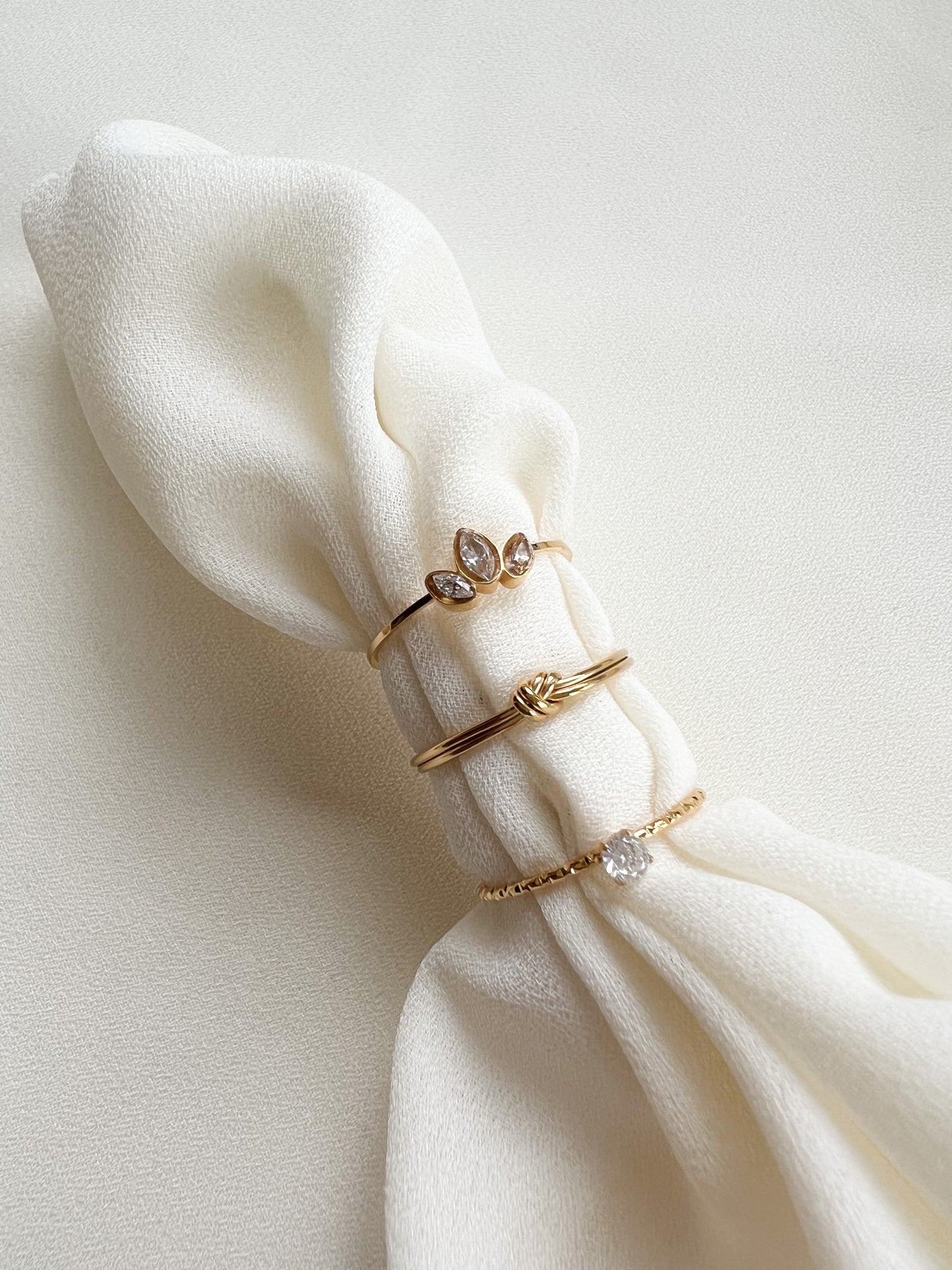 Thin Twisted Ring