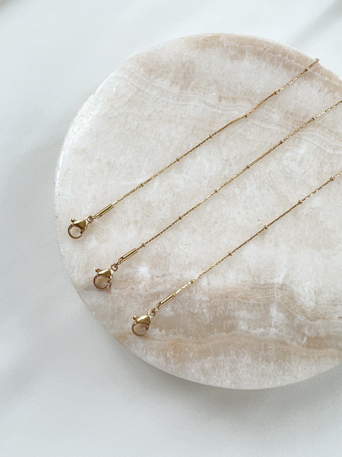 Thin Beaded Bracelet