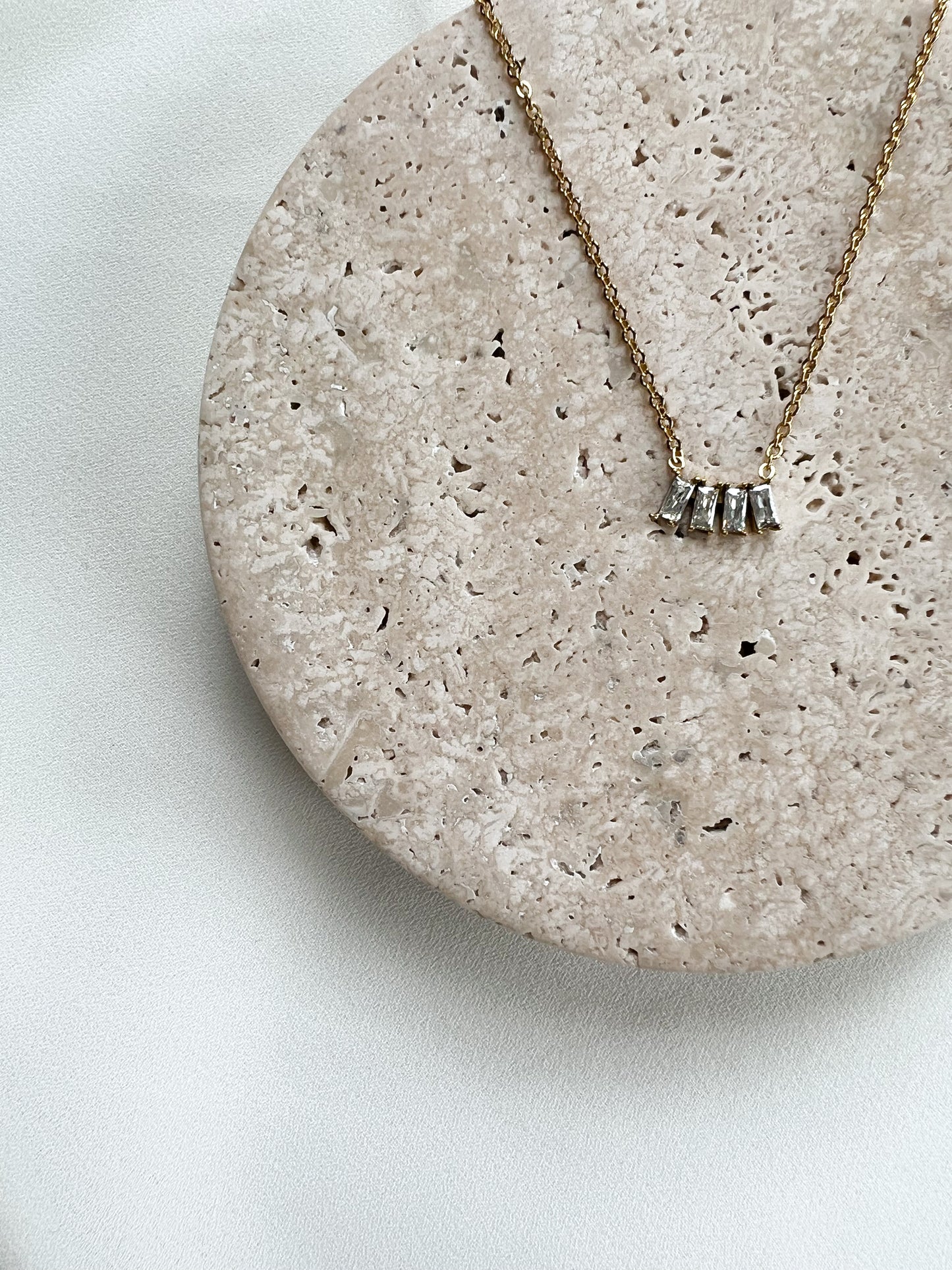 Baguette Necklace