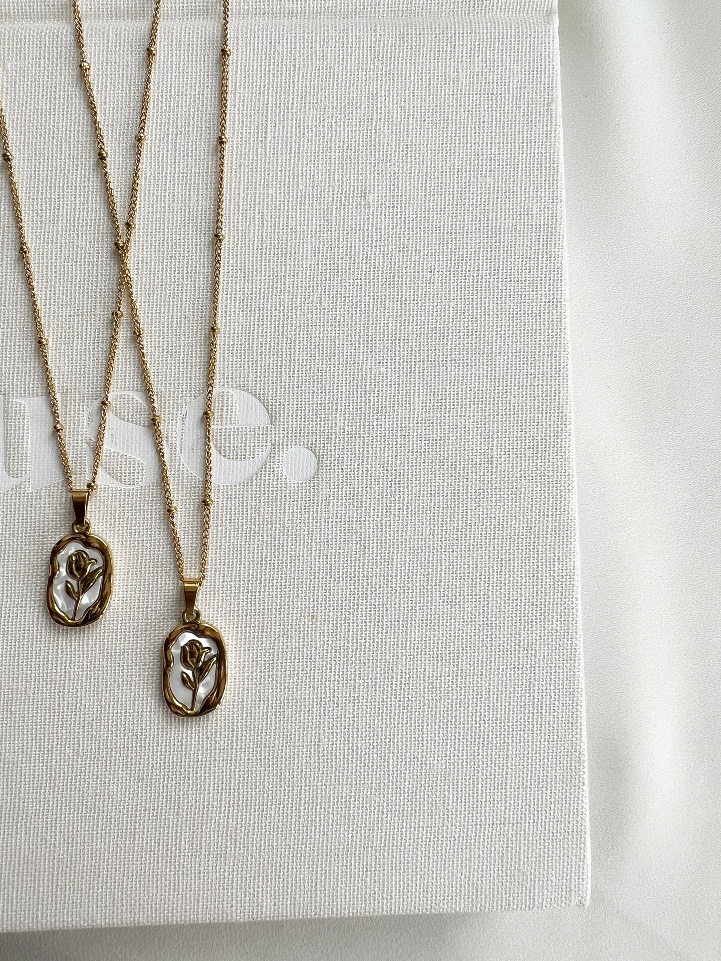 Vintage Rose Necklace
