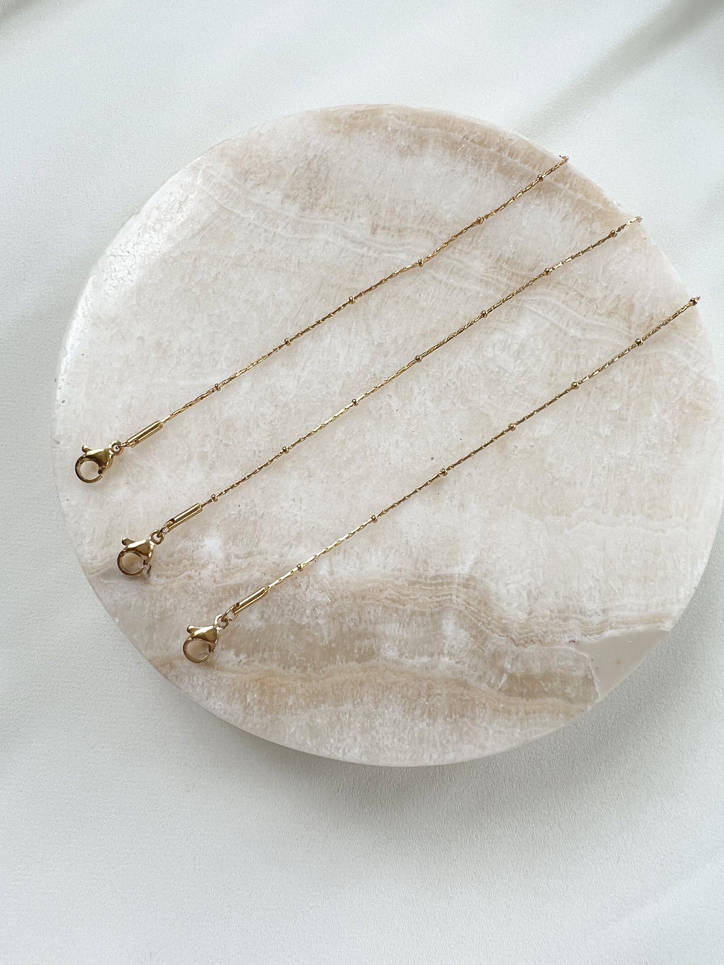 Thin Beaded Bracelet