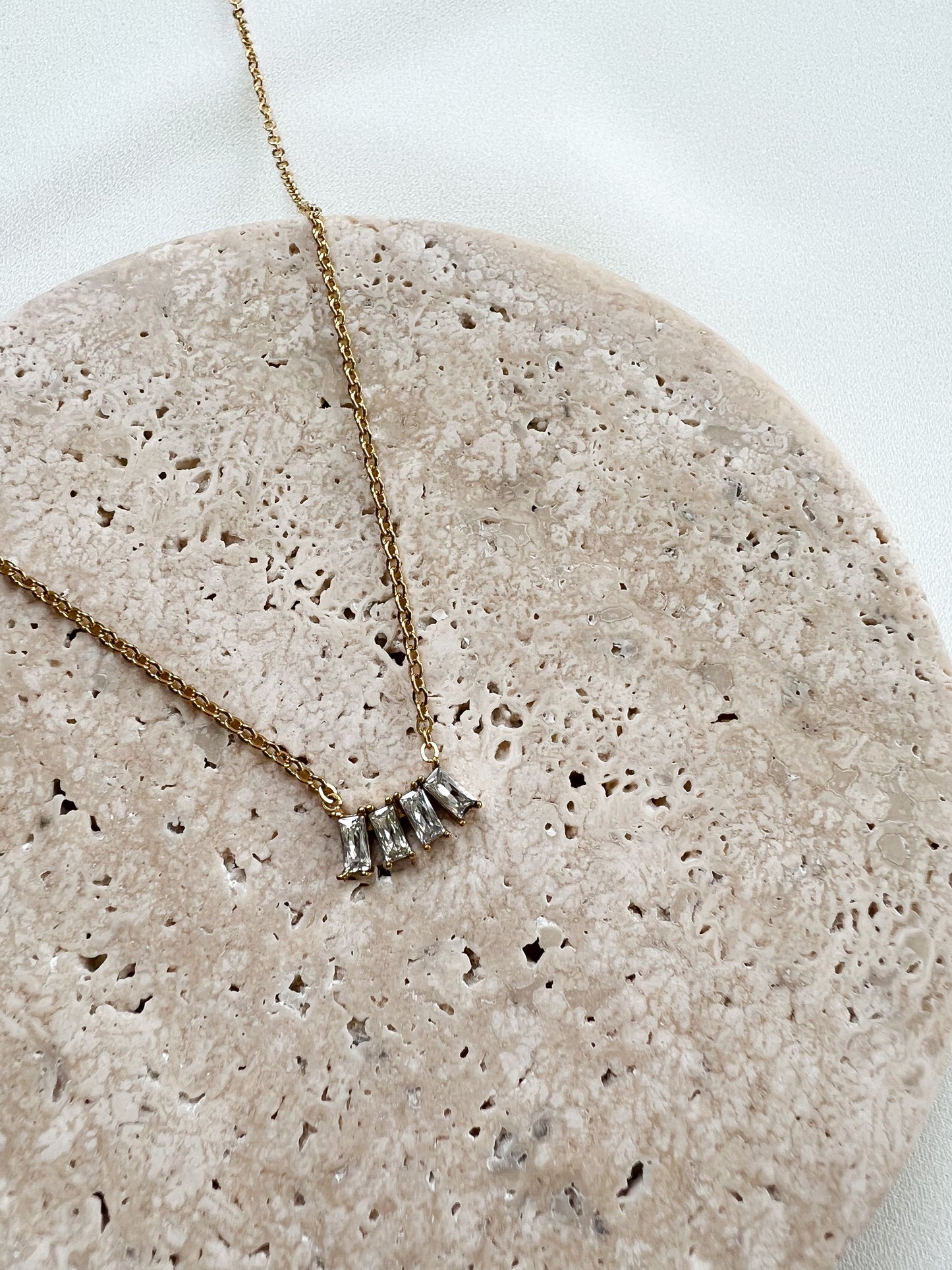 Baguette Necklace