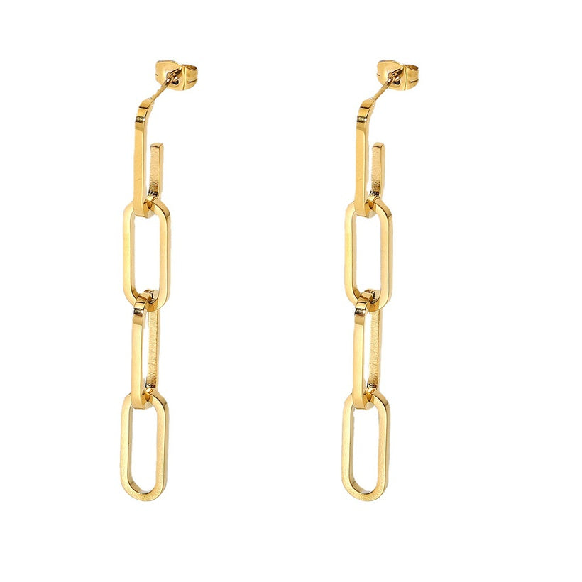 Paperclip Dangle Earrings