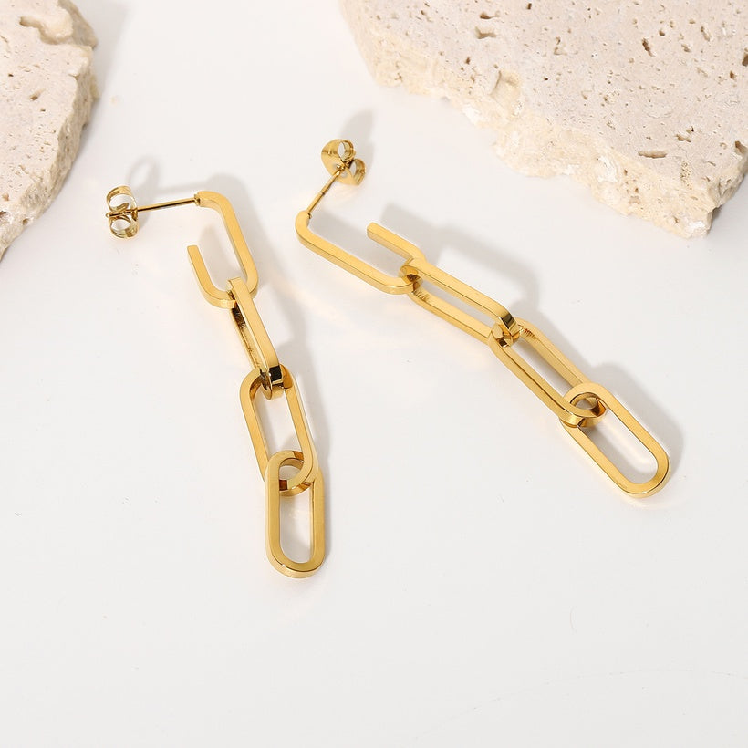 Paperclip Dangle Earrings