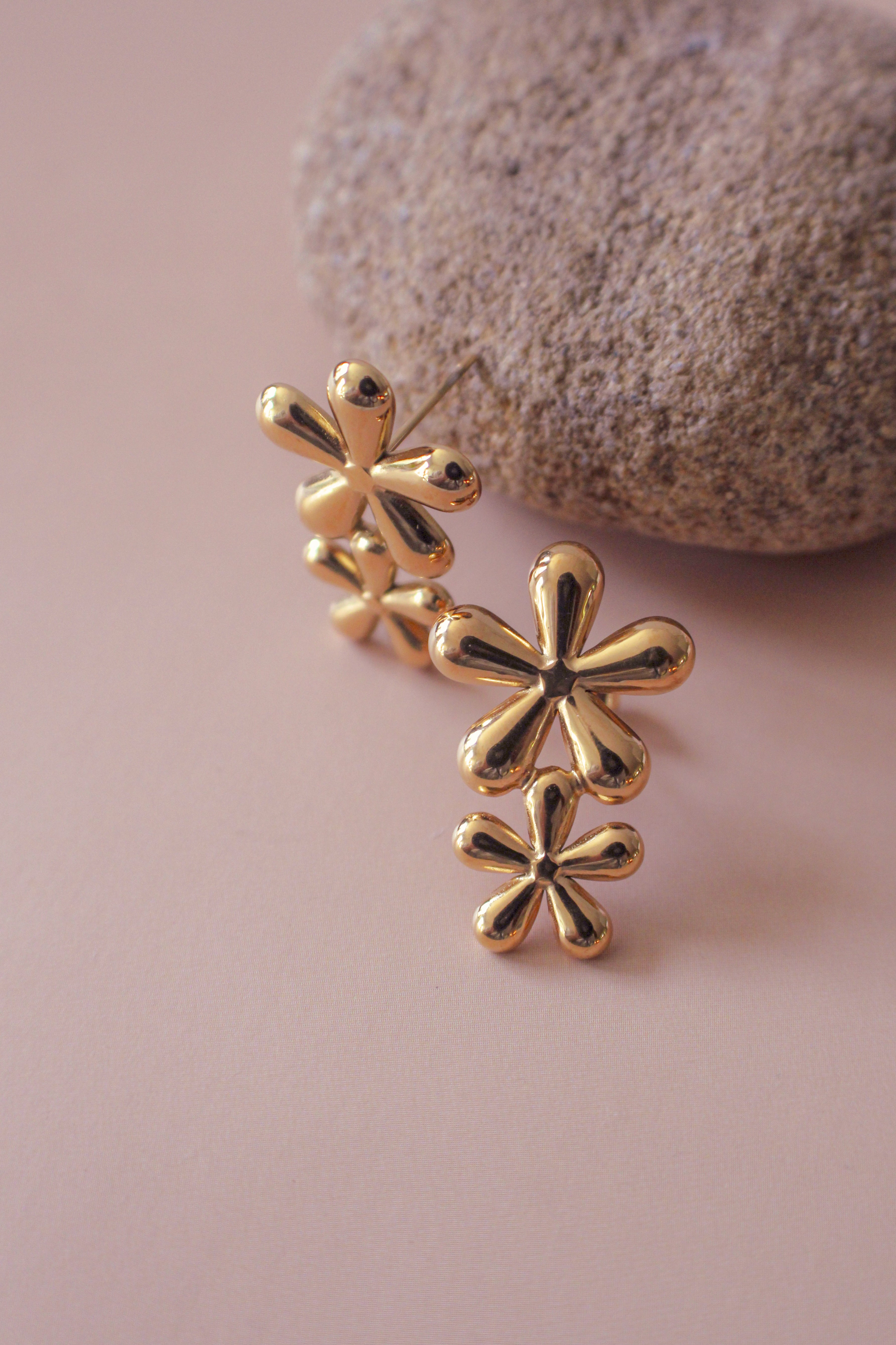 Double Daisy Dangles