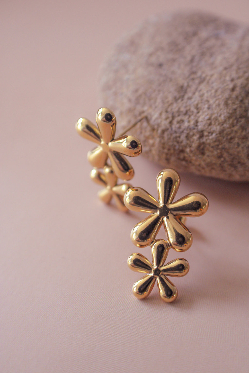 Double Daisy Dangles