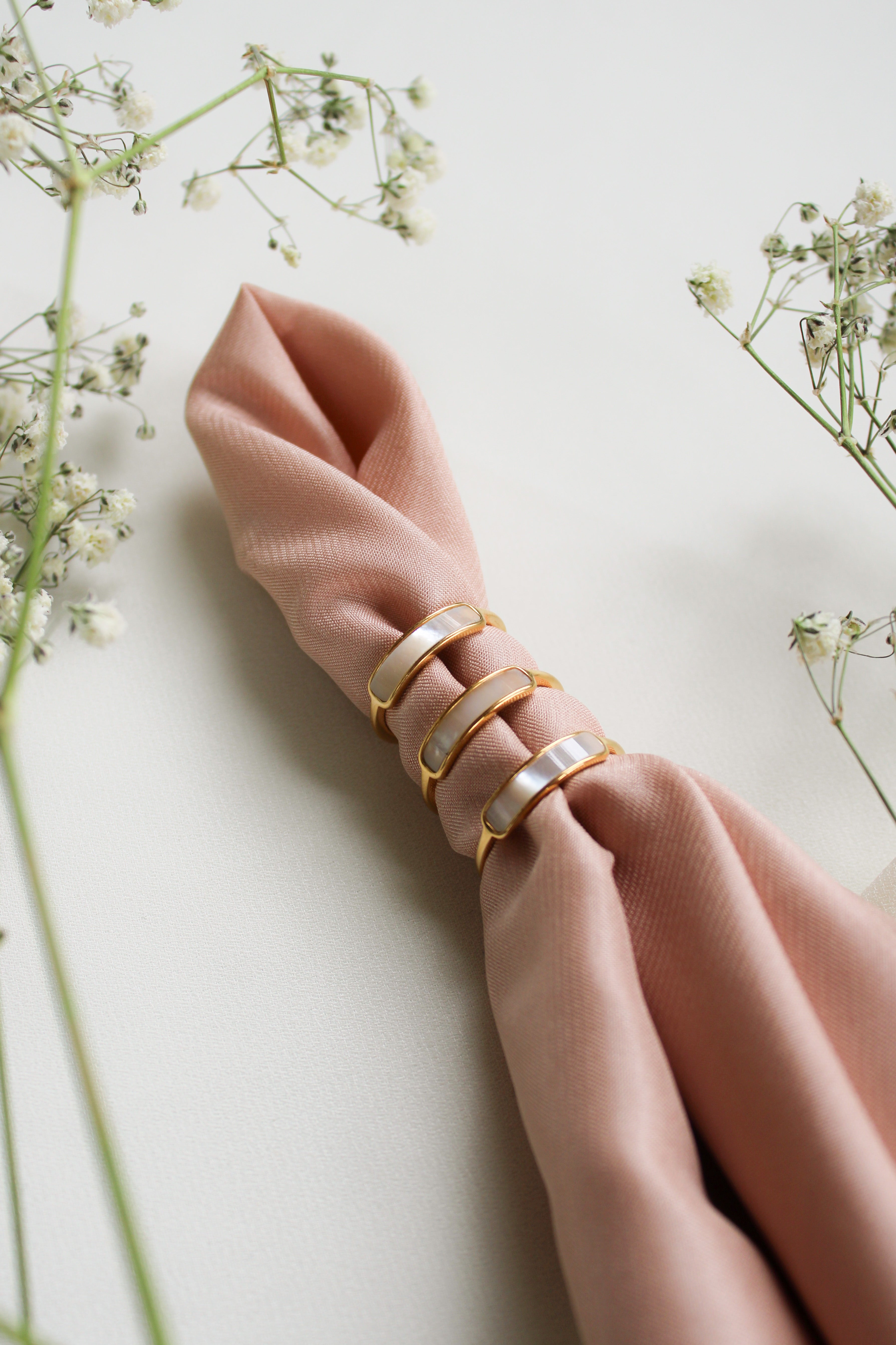 Iridescent Band Gold Ring