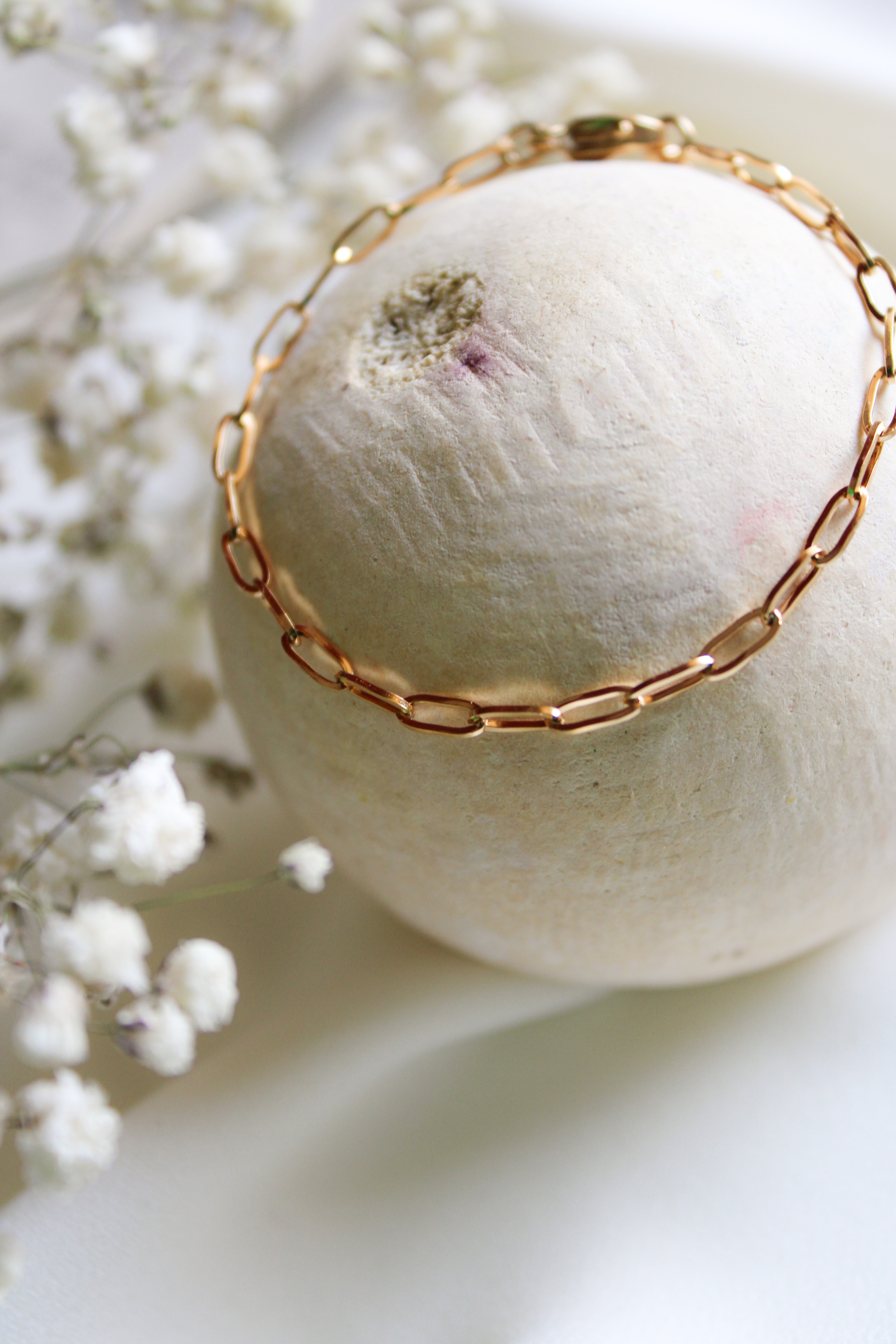 Dainty Paperclip Bracelet