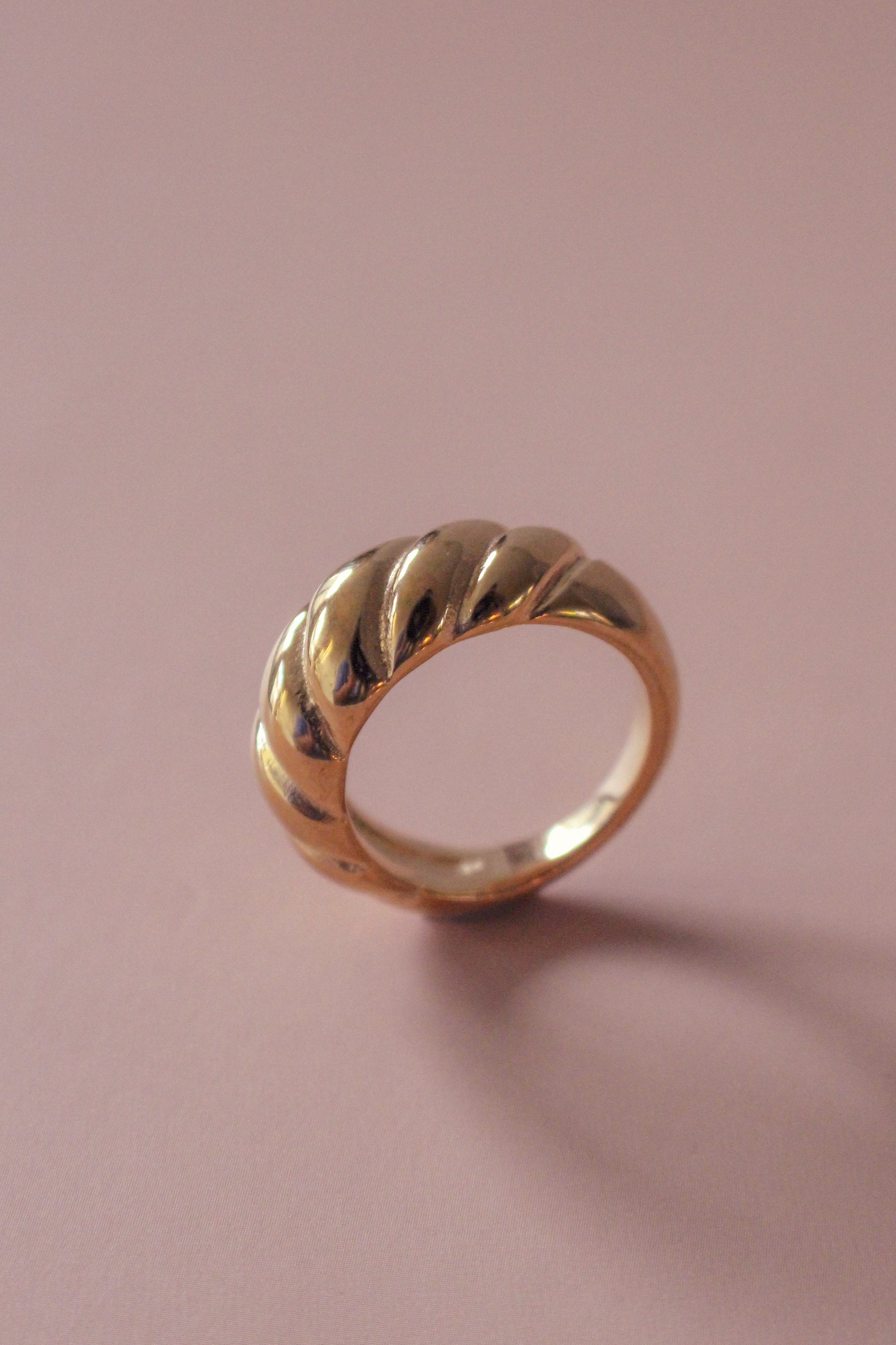 "The Croissant" Ring