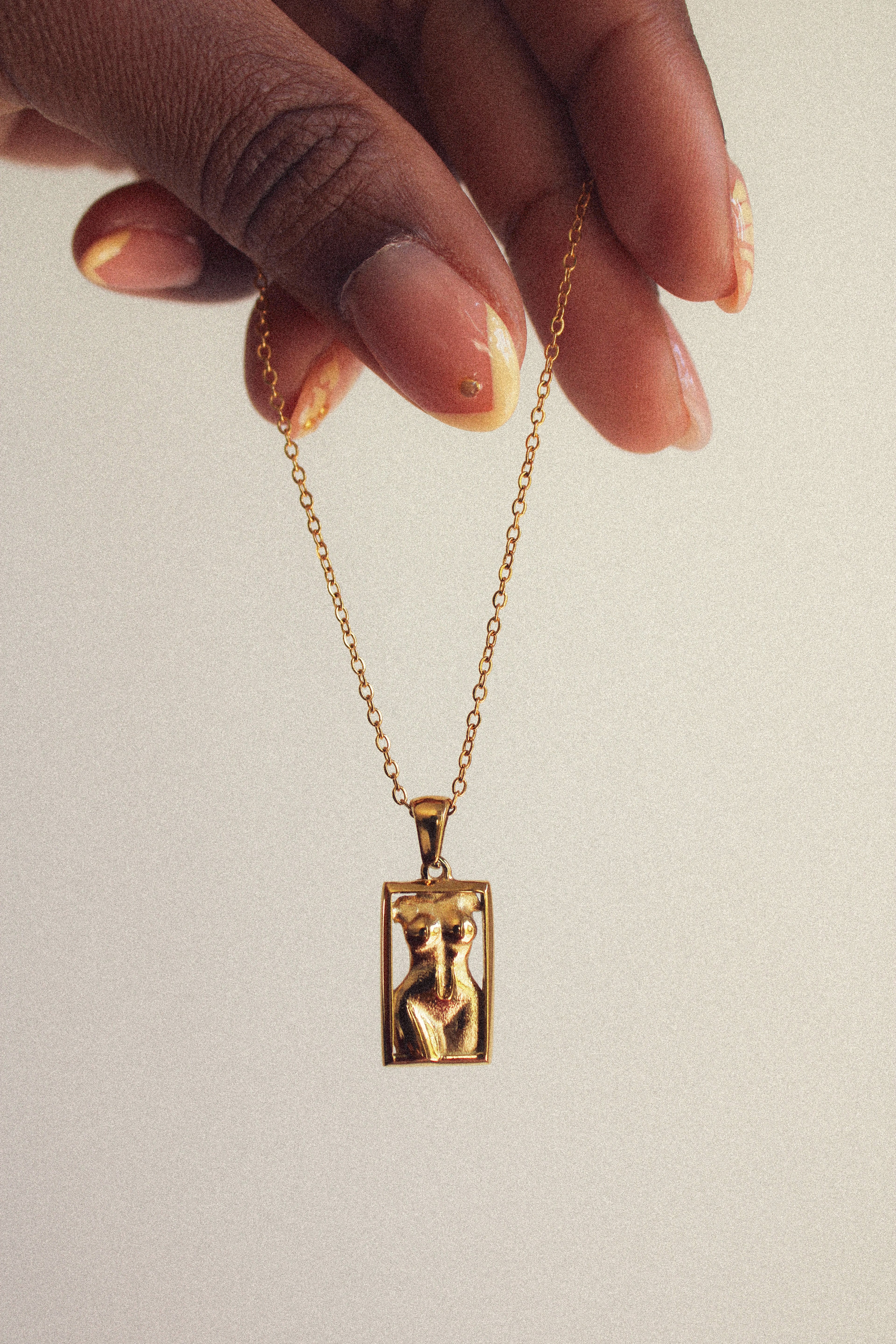 Boxed Female Form Necklace