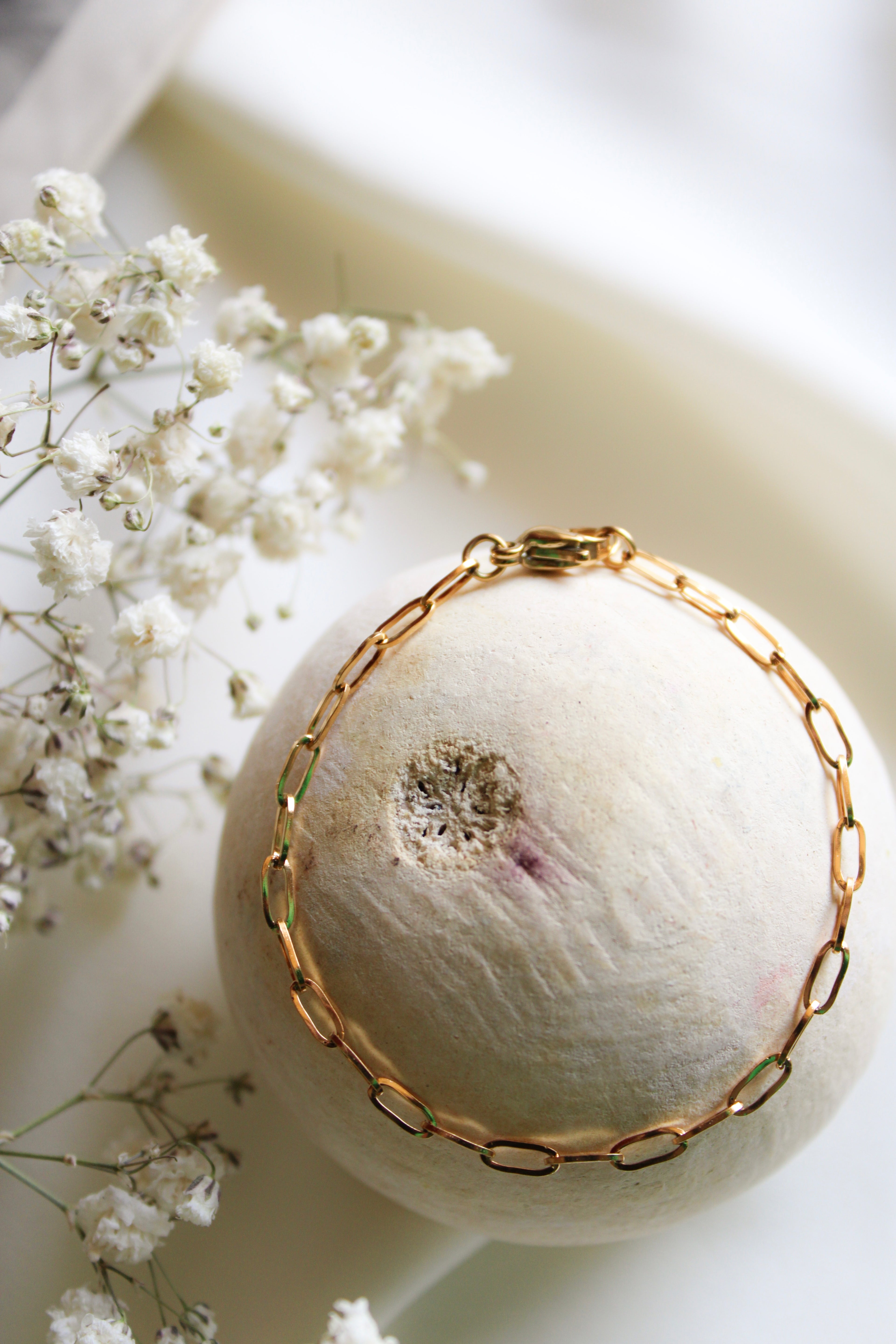 Dainty Paperclip Bracelet