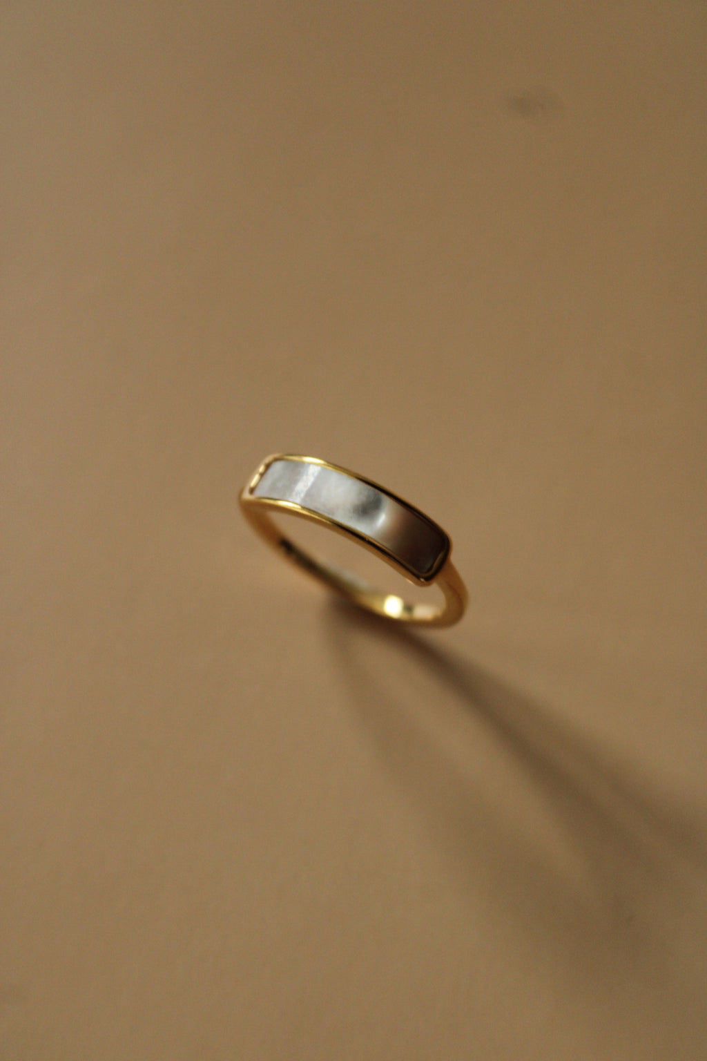 Iridescent Band Gold Ring
