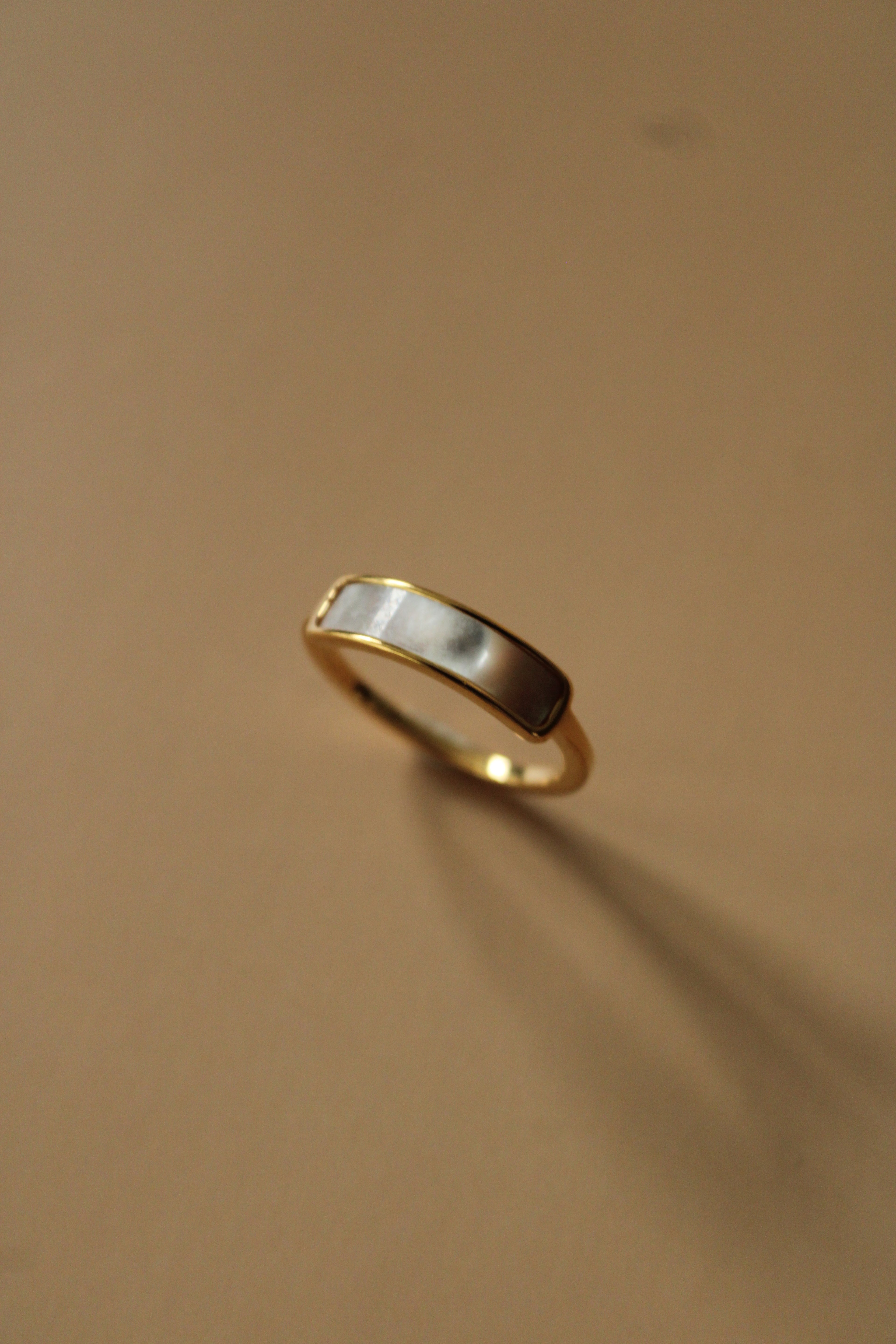 Iridescent Band Gold Ring