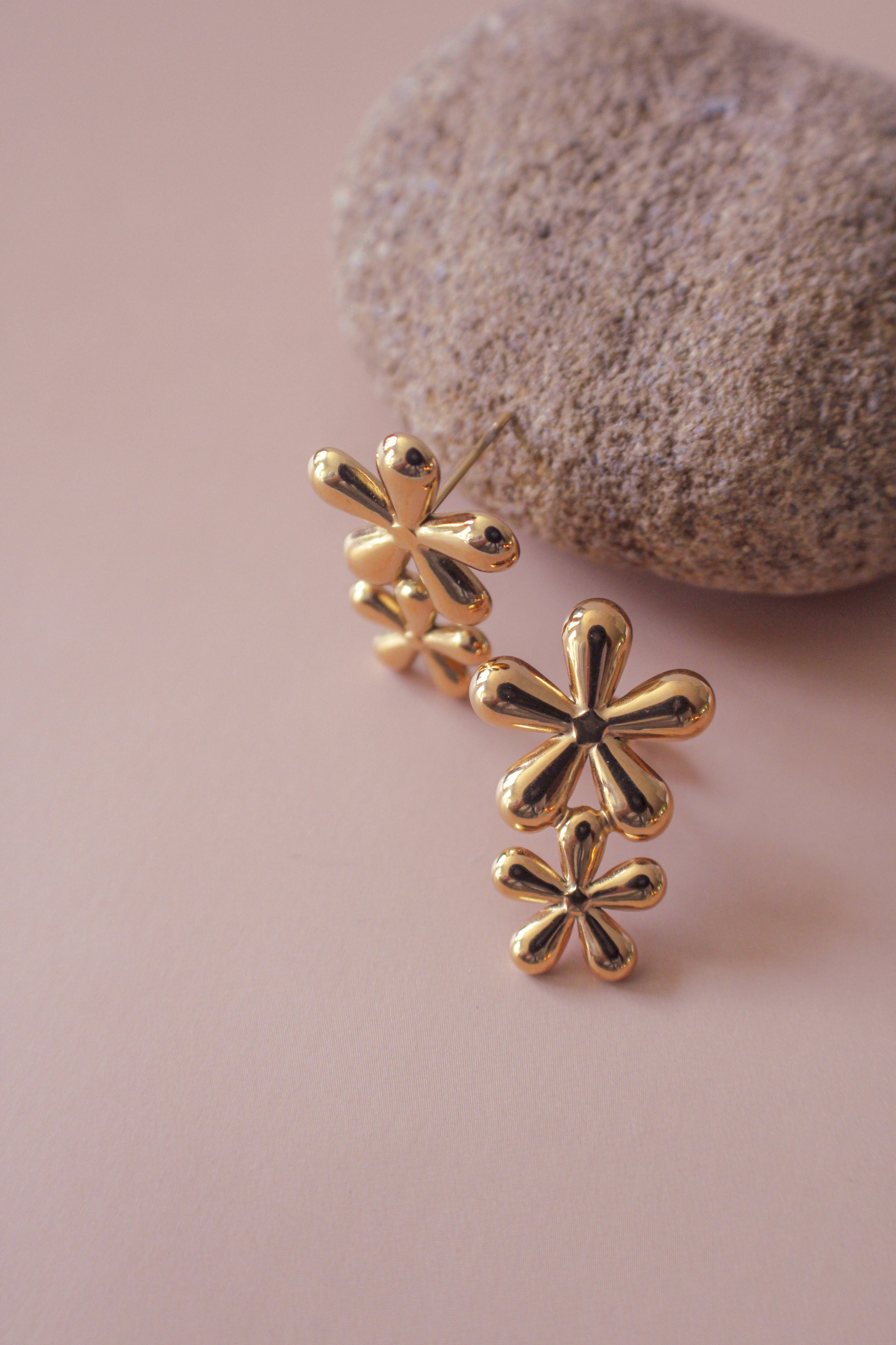 Double Daisy Dangles