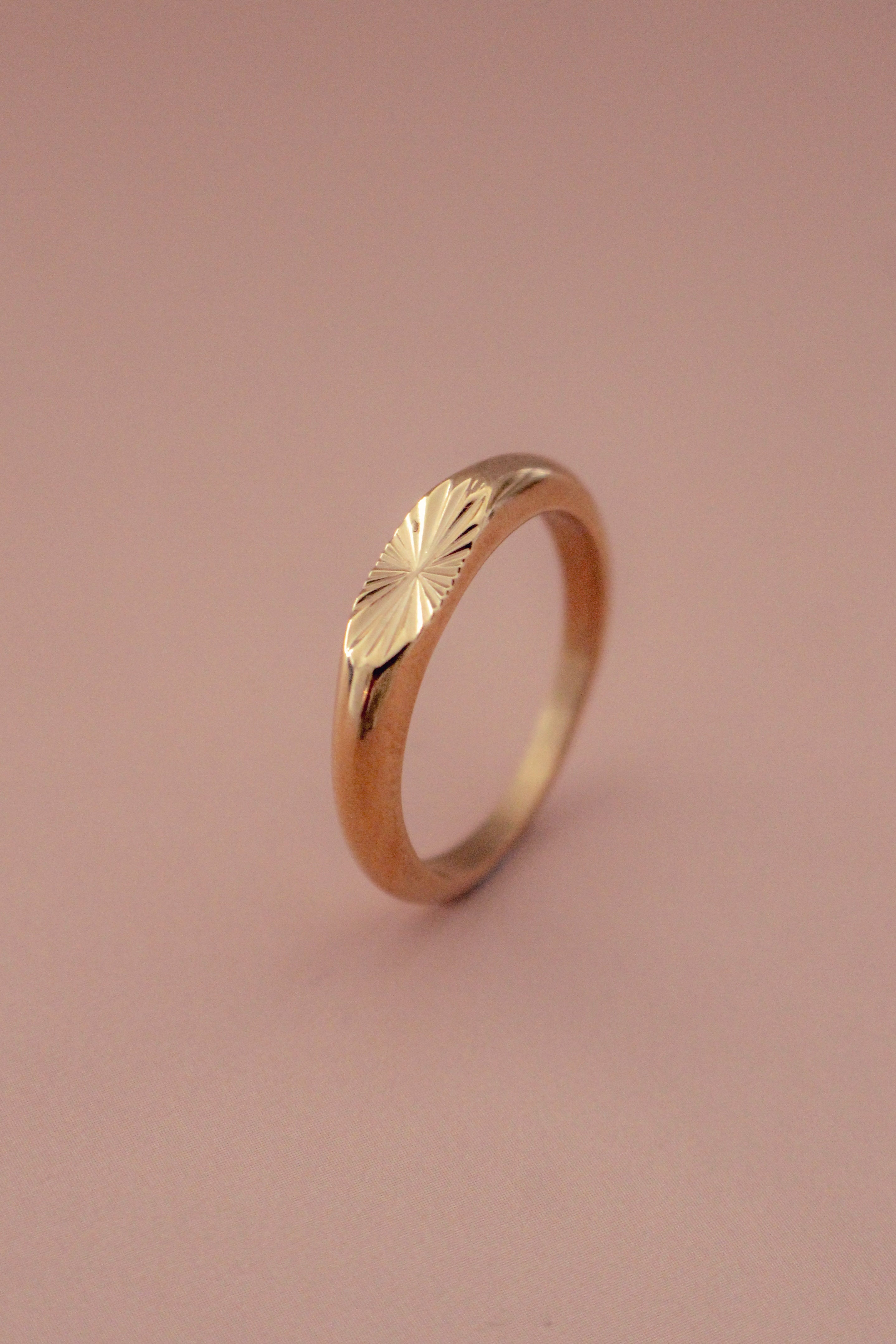 Starburst Signet Ring