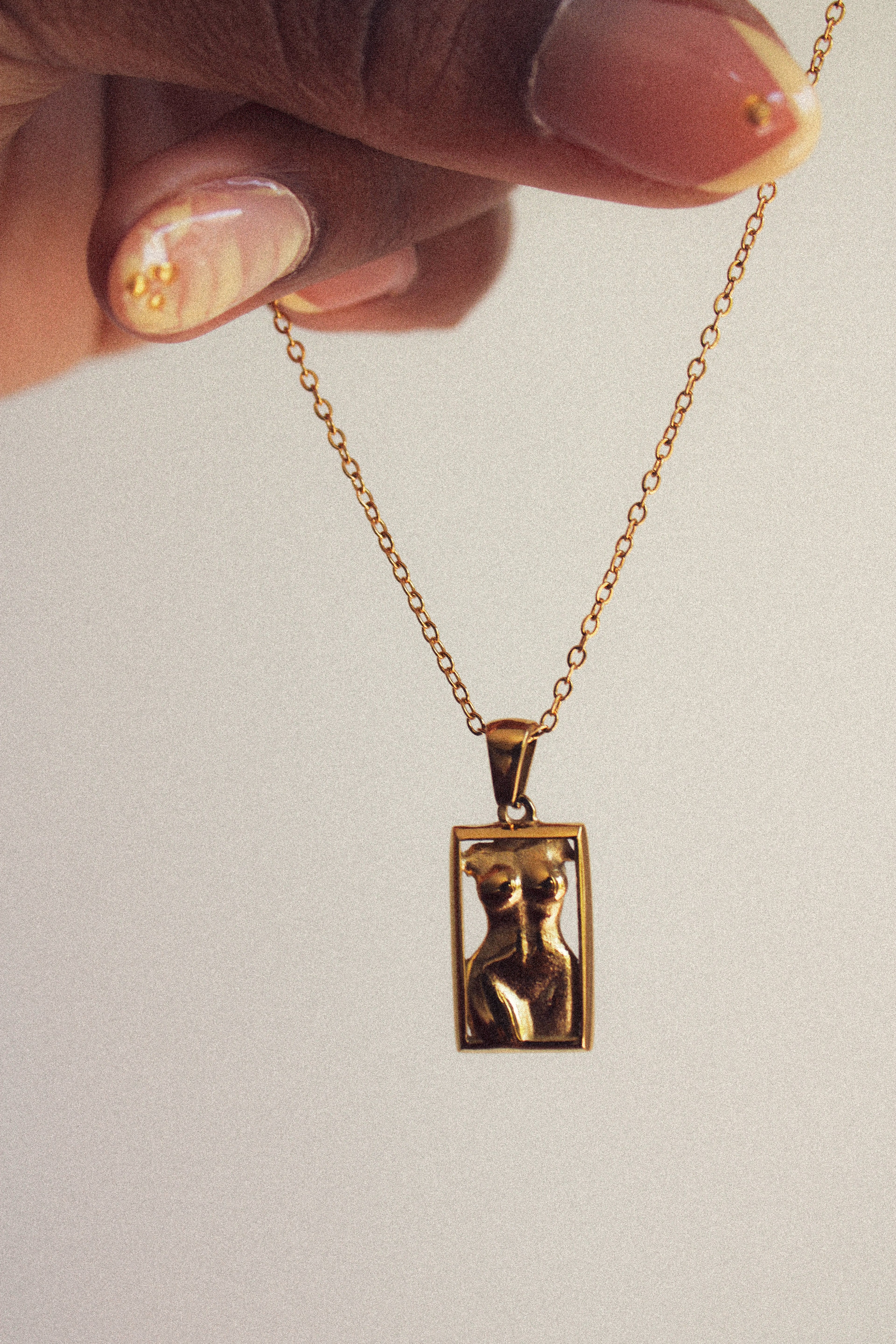 Boxed Female Form Necklace