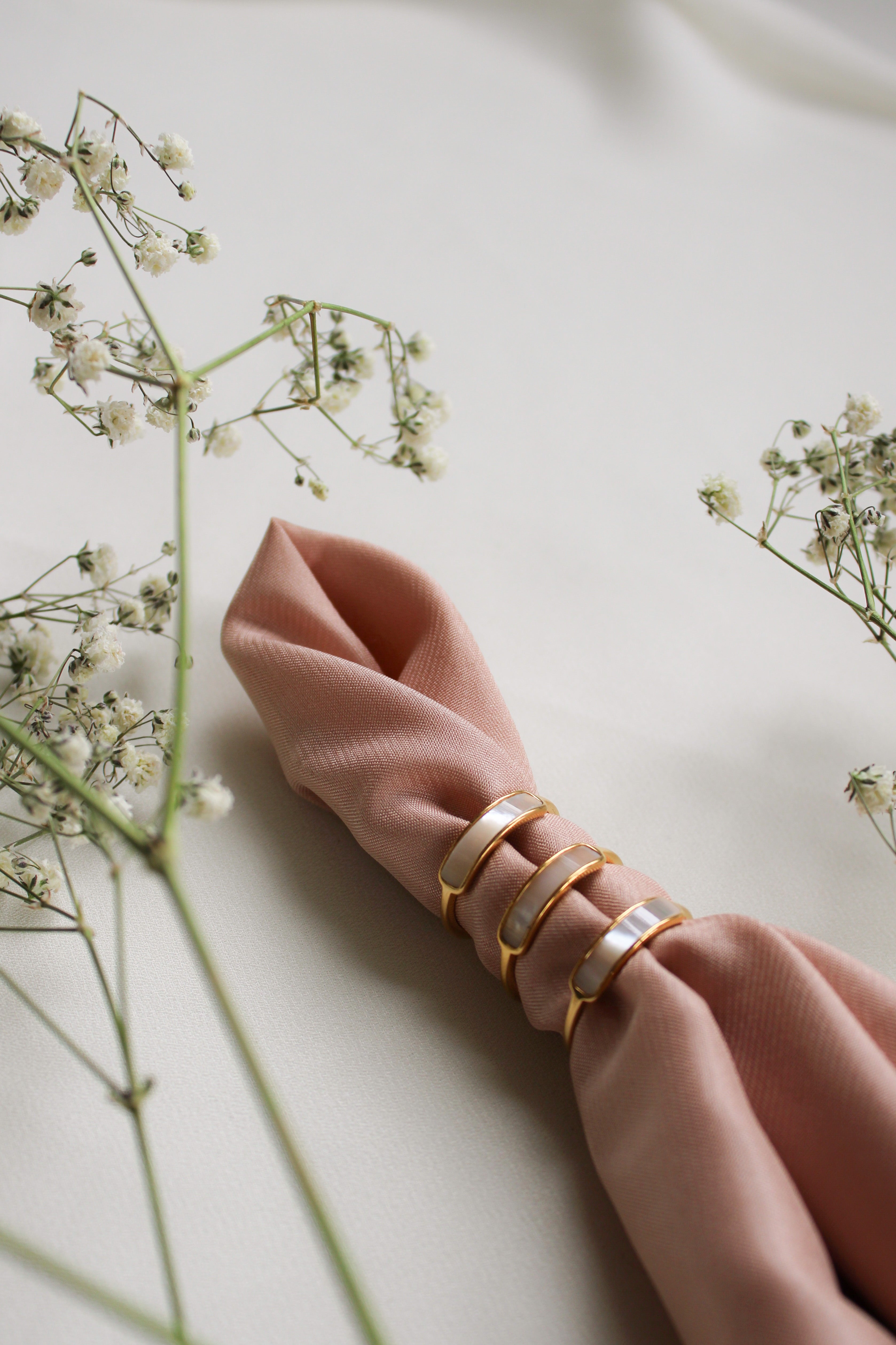 Iridescent Band Gold Ring
