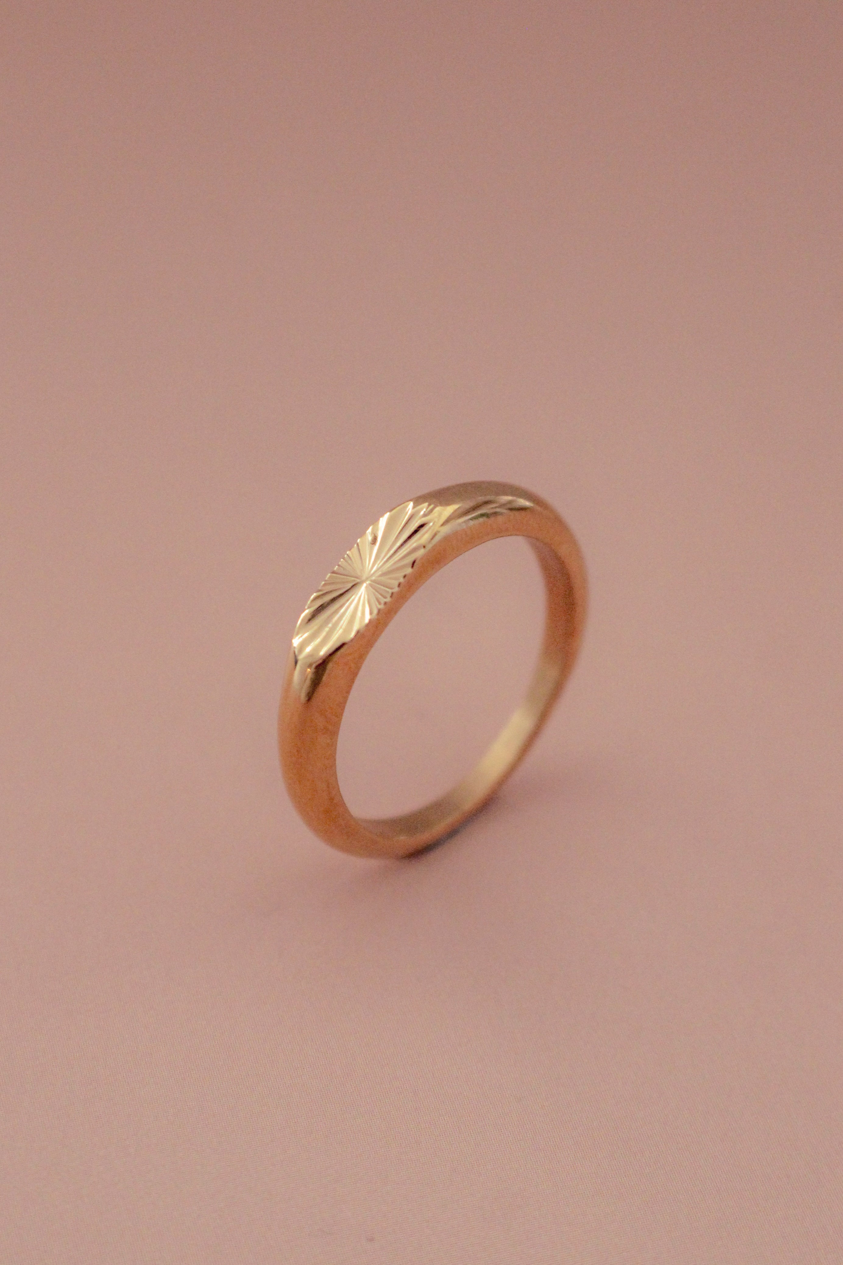 Starburst Signet Ring