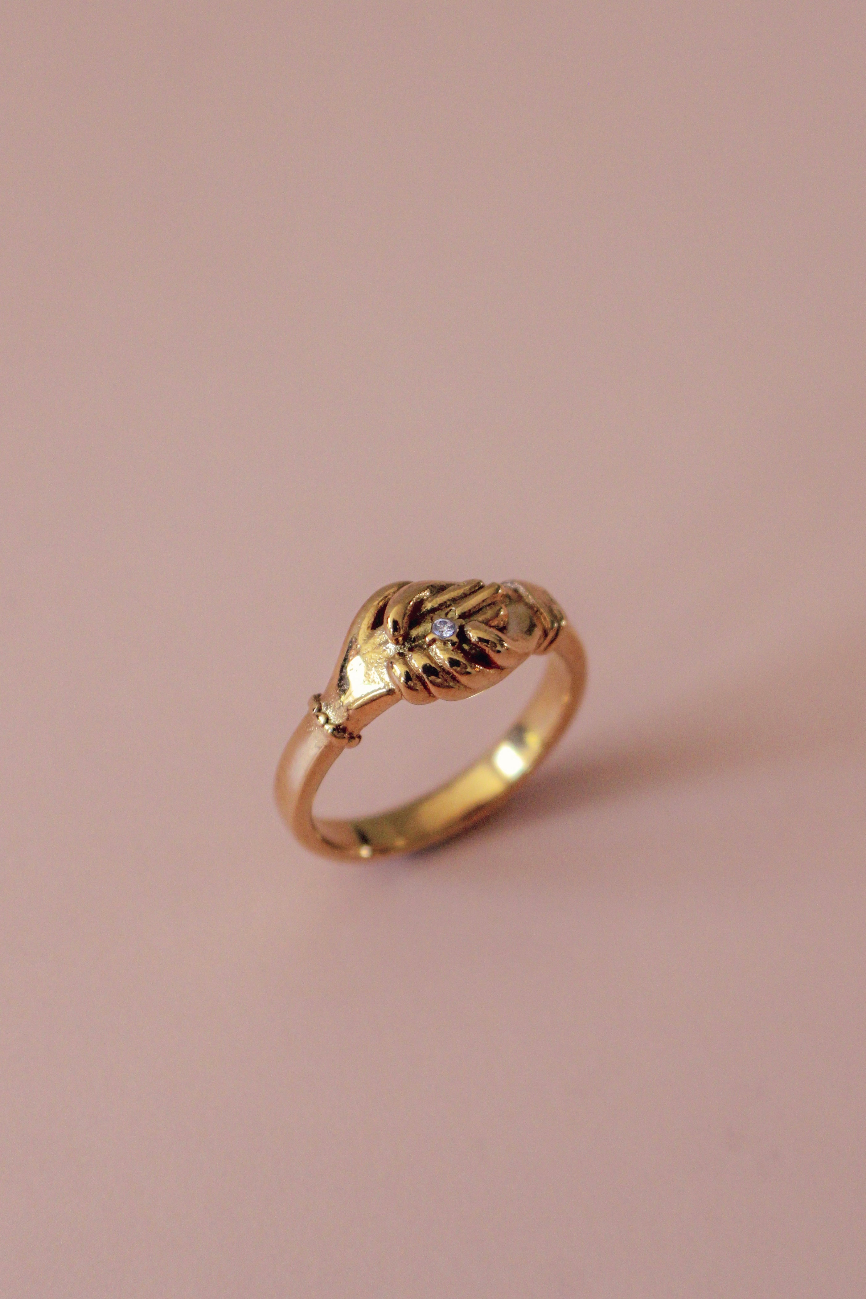 Grasping Diamond Ring