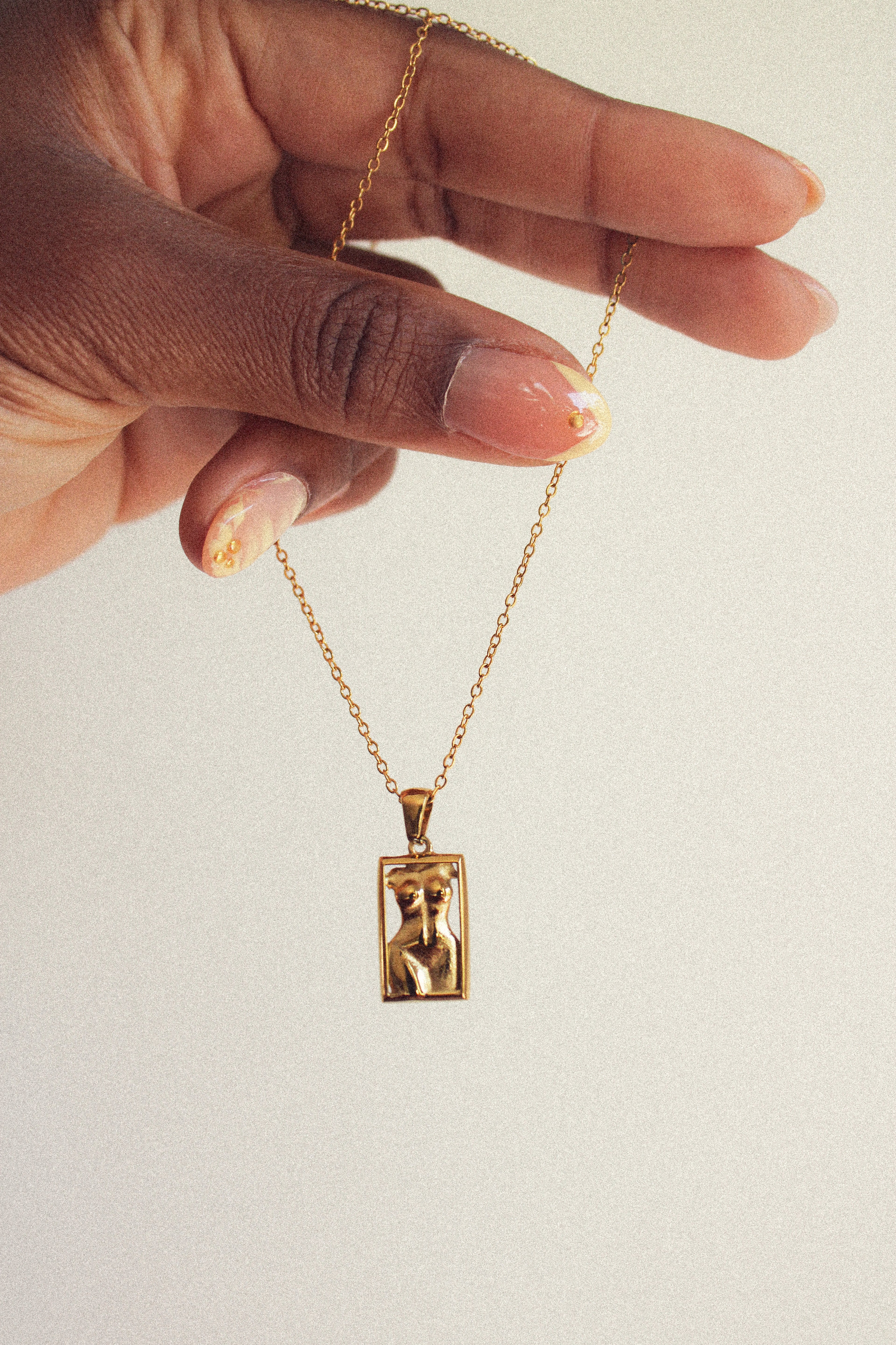Boxed Female Form Necklace