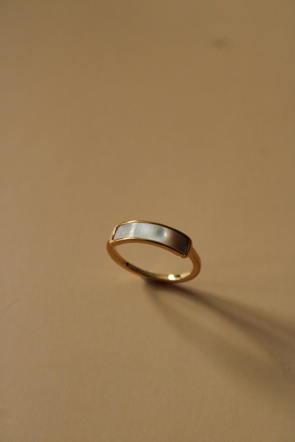 Iridescent Band Gold Ring