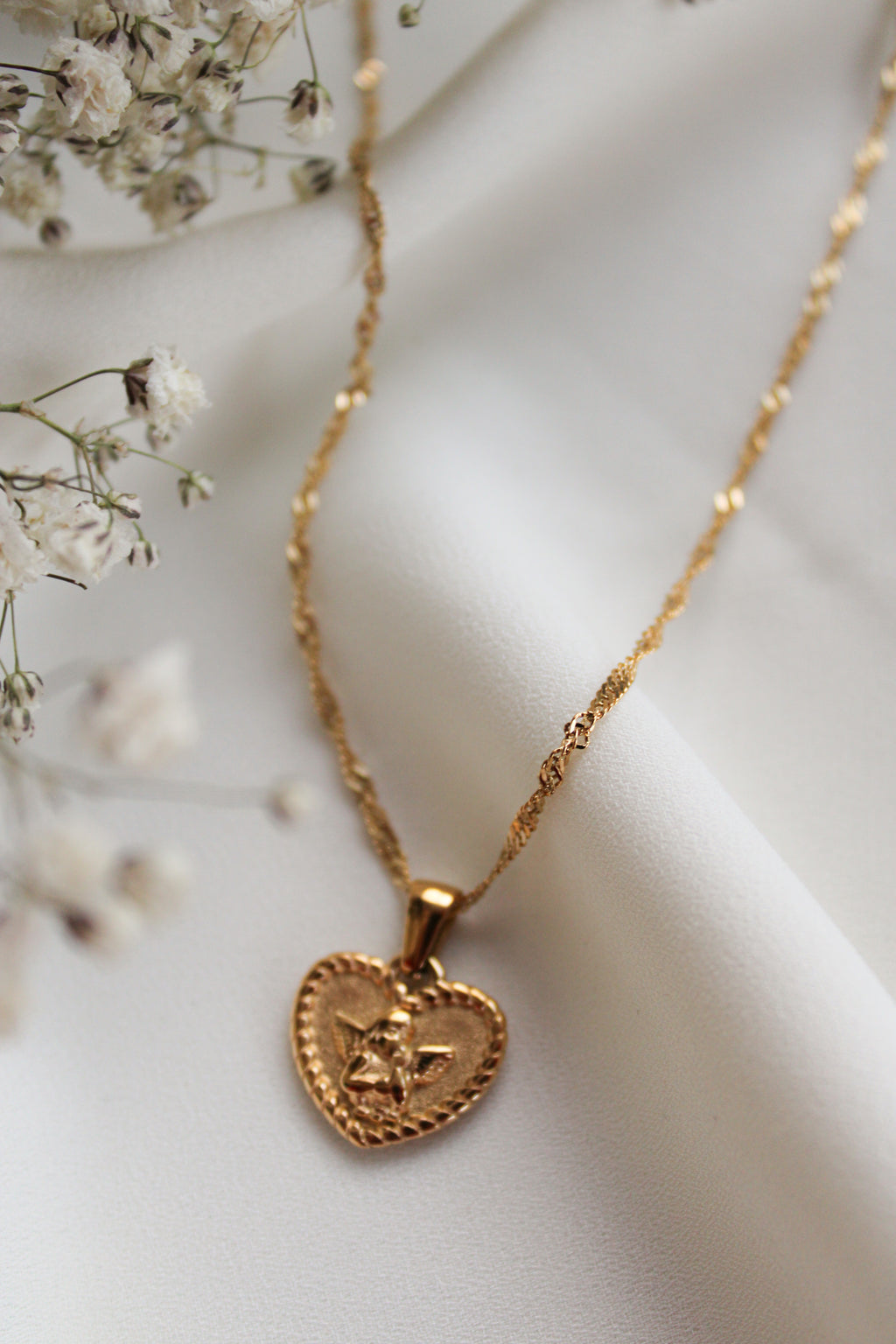 Cherub Pendant Necklace