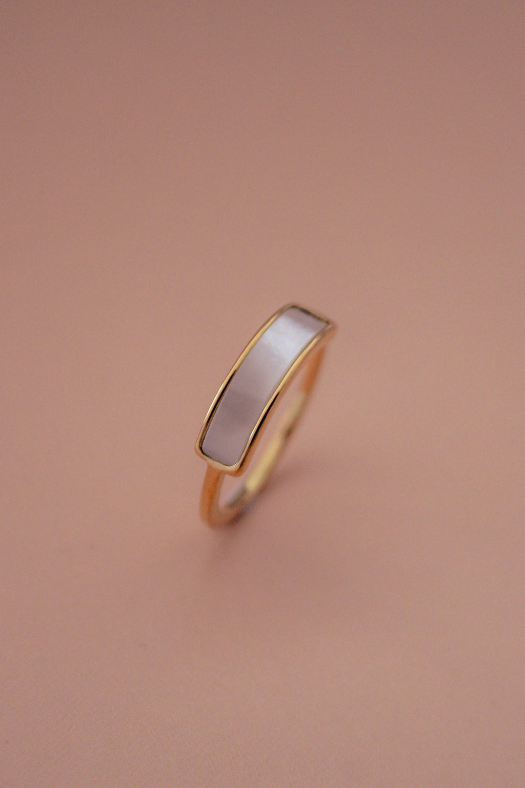 Iridescent Band Gold Ring