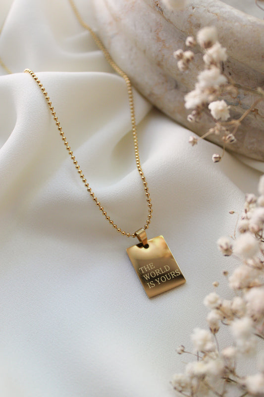 "The World is Yours" Necklace