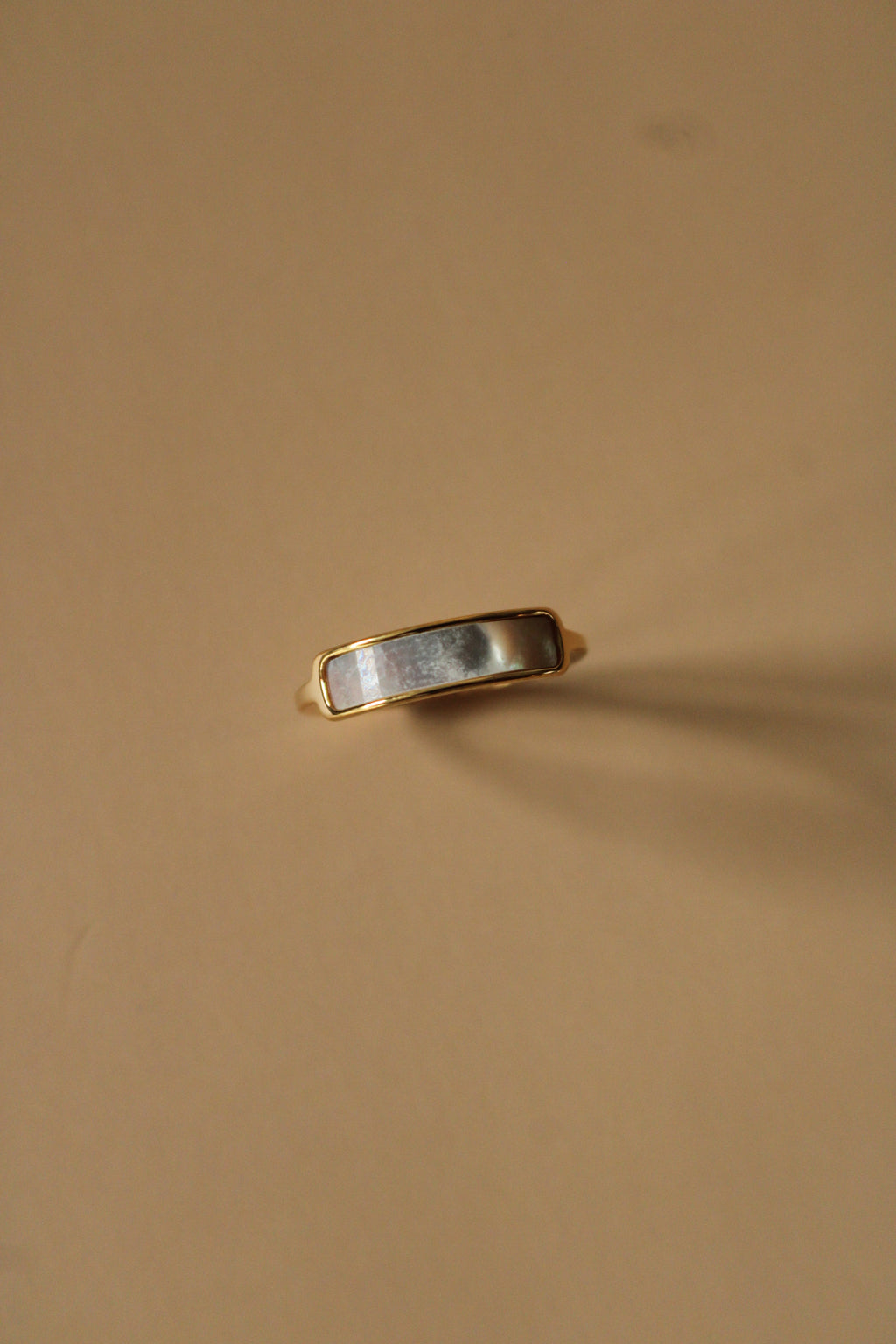 Iridescent Band Gold Ring