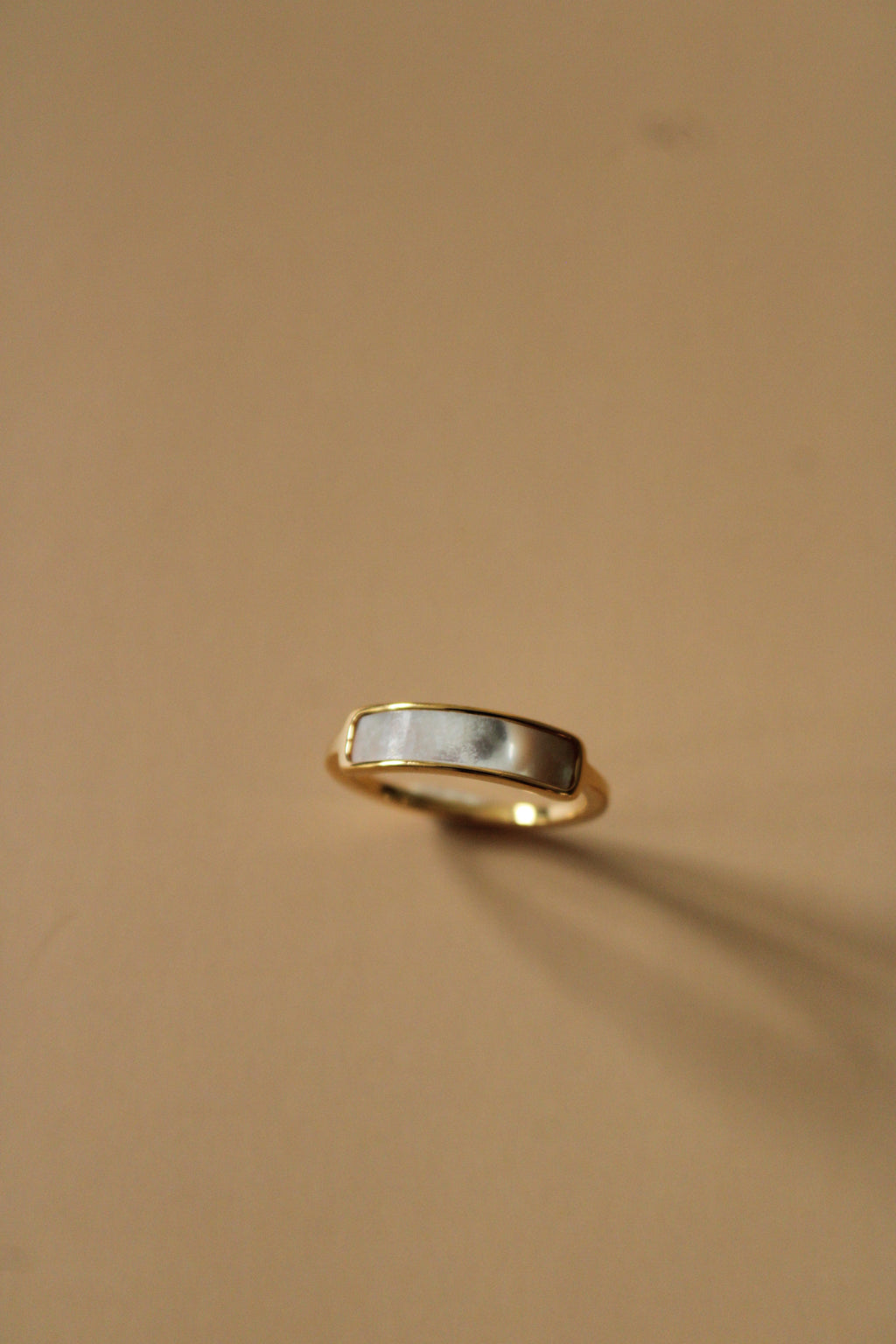 Iridescent Band Gold Ring