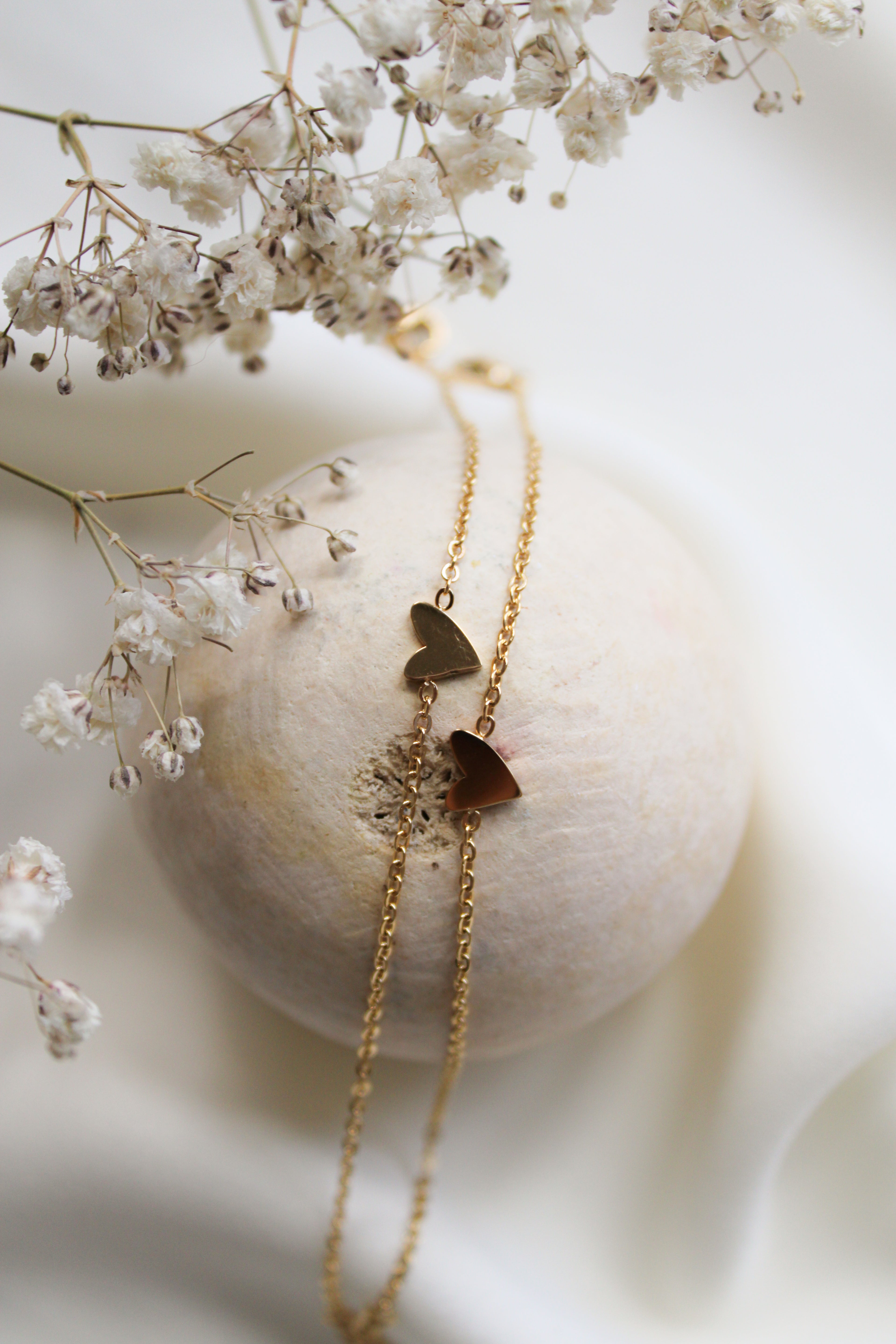 Heart Charm Bracelet