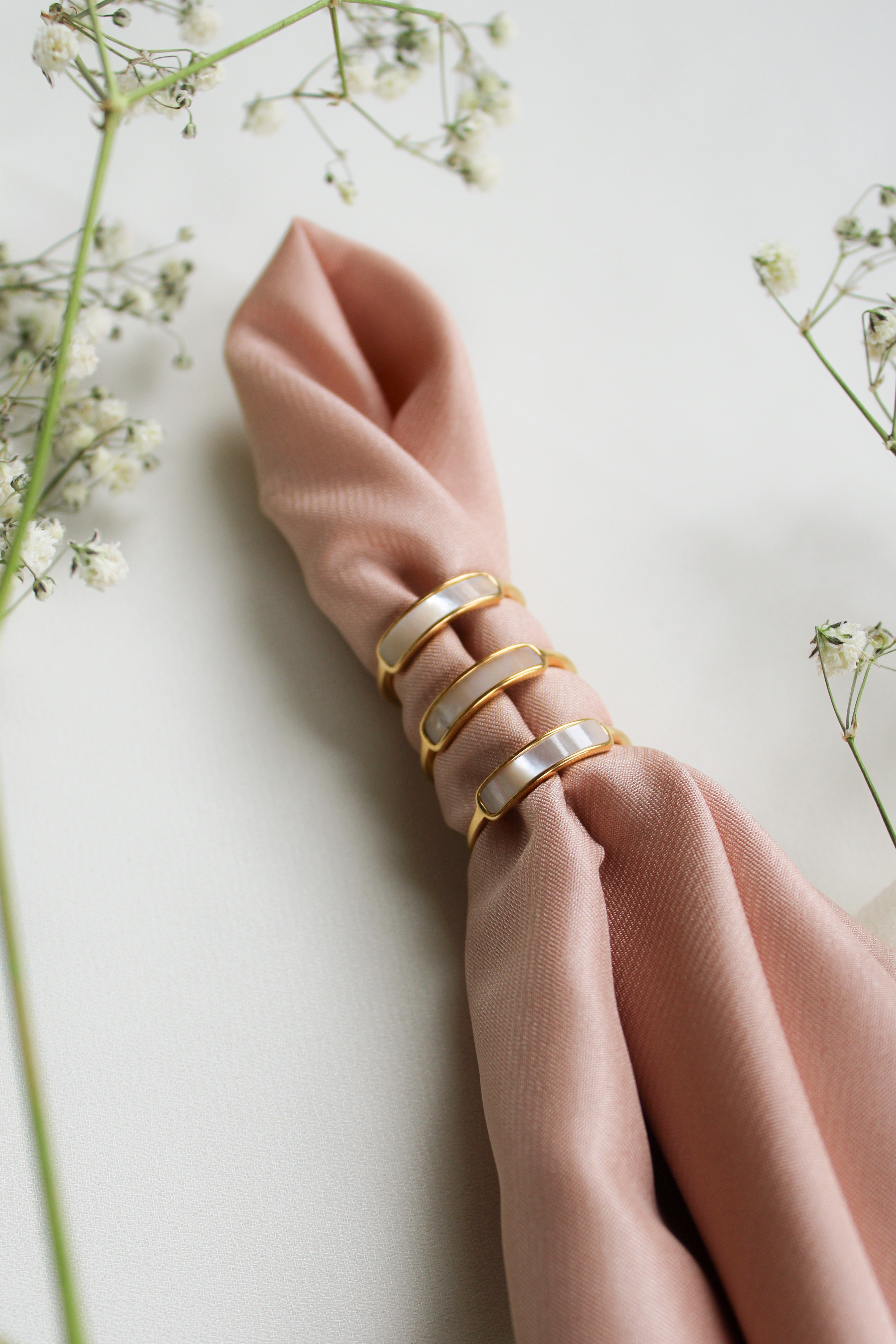 Iridescent Band Gold Ring