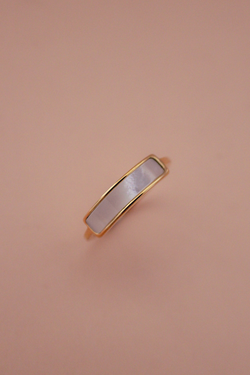 Iridescent Band Gold Ring