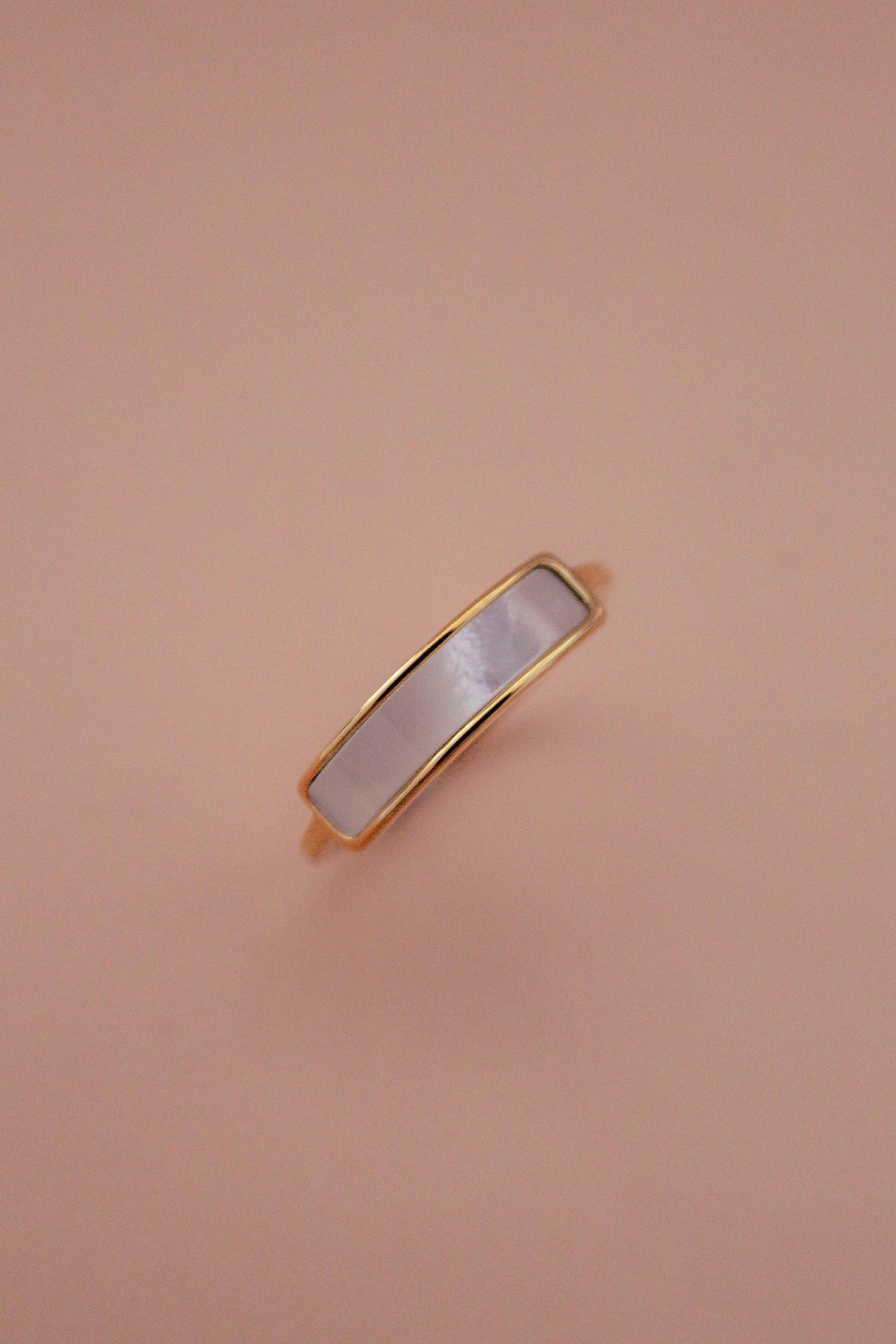 Iridescent Band Gold Ring