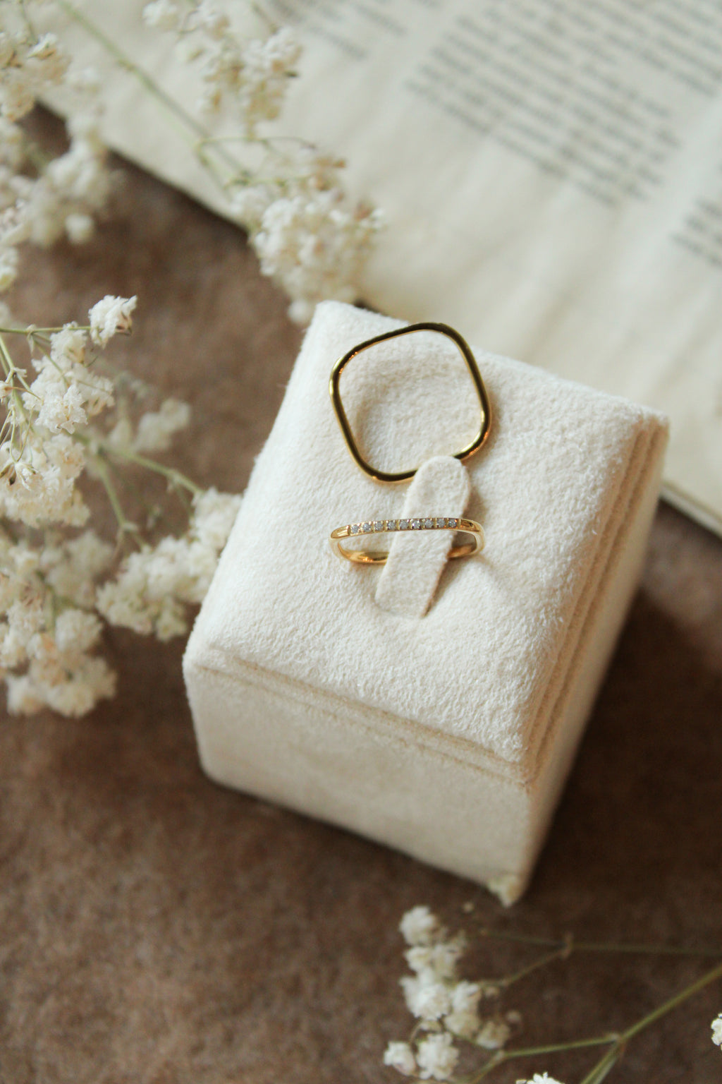 Square Mica Ring