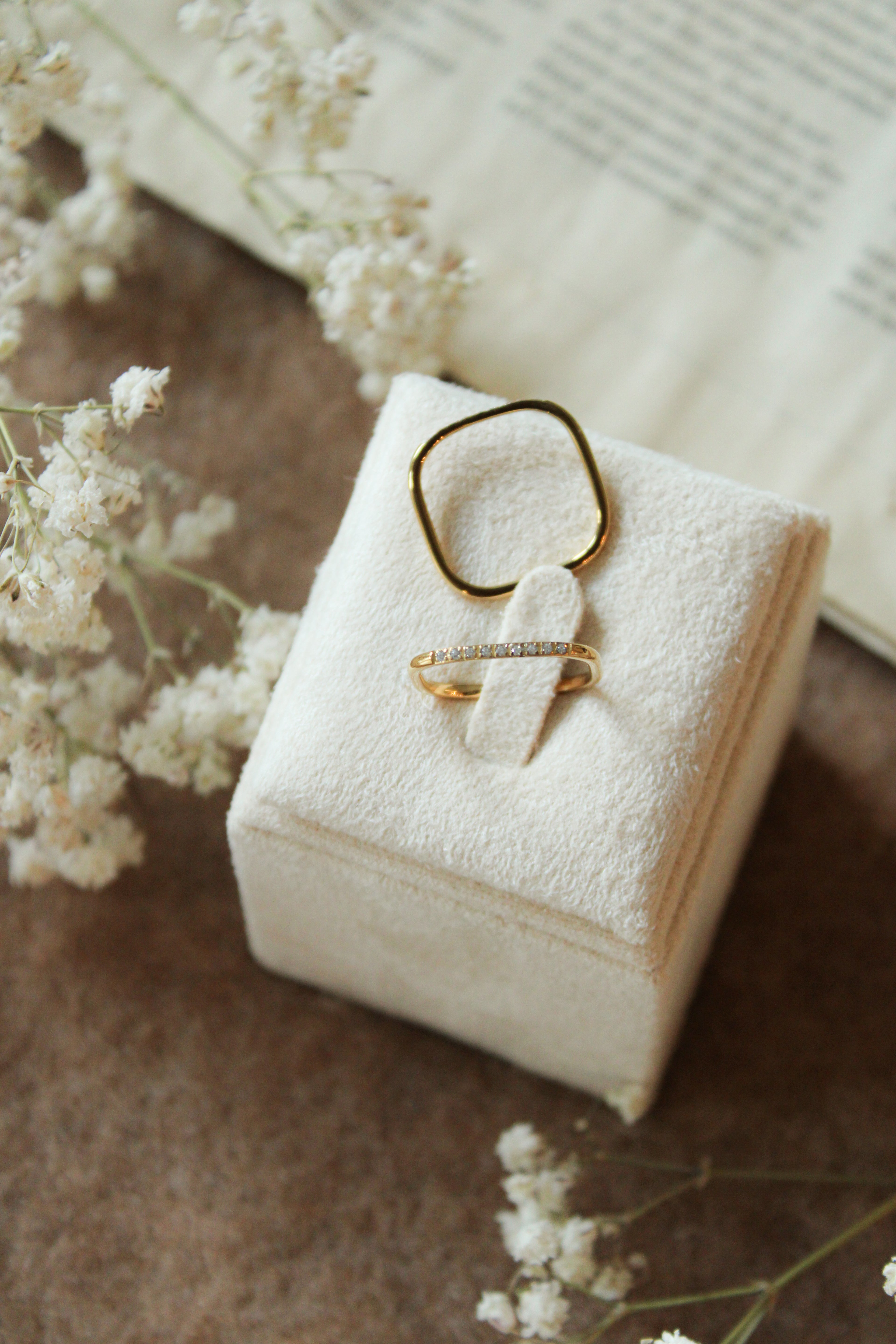 Square Mica Ring