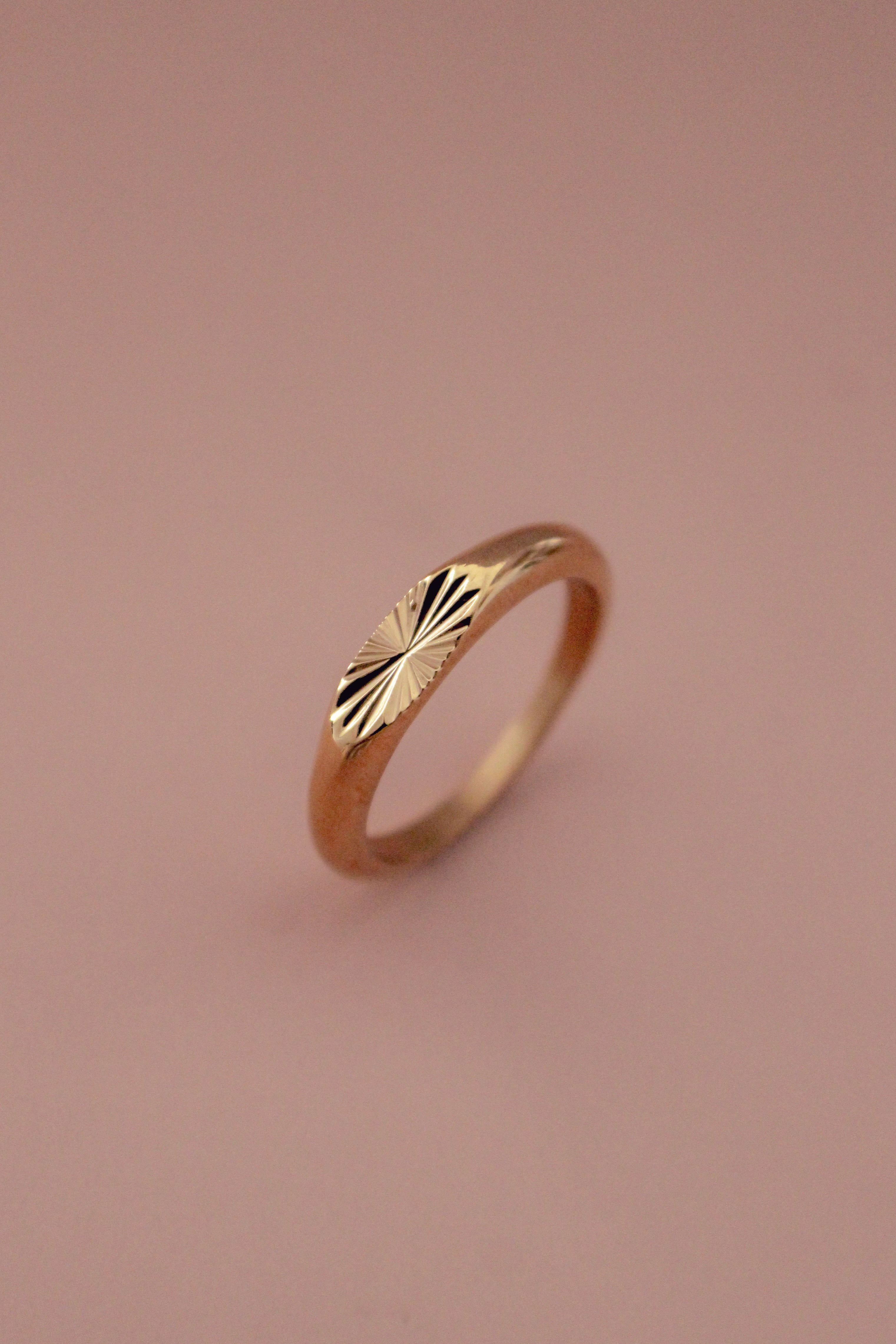 Starburst Signet Ring