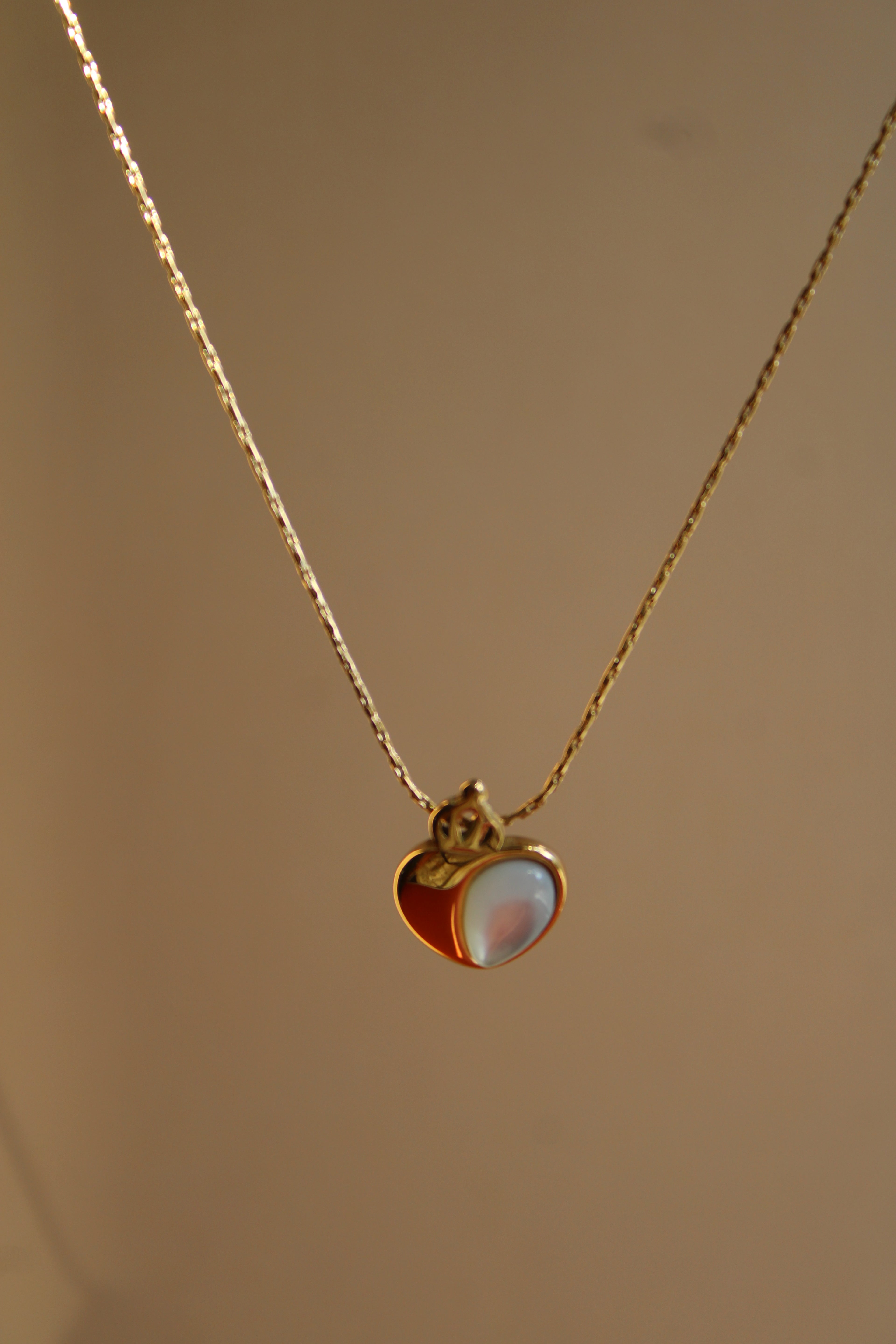 Moonlit Heart Necklace
