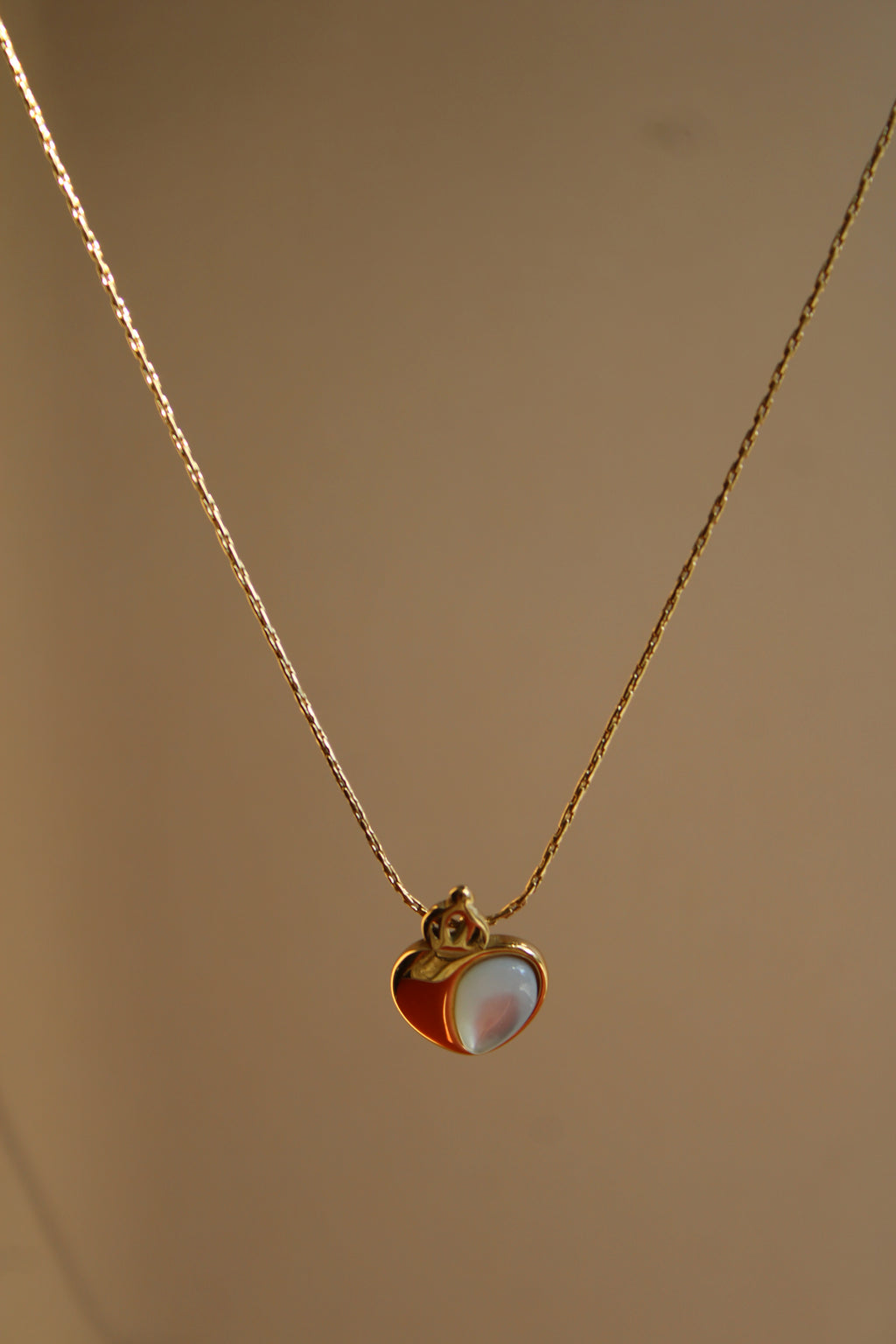 Moonlit Heart Necklace