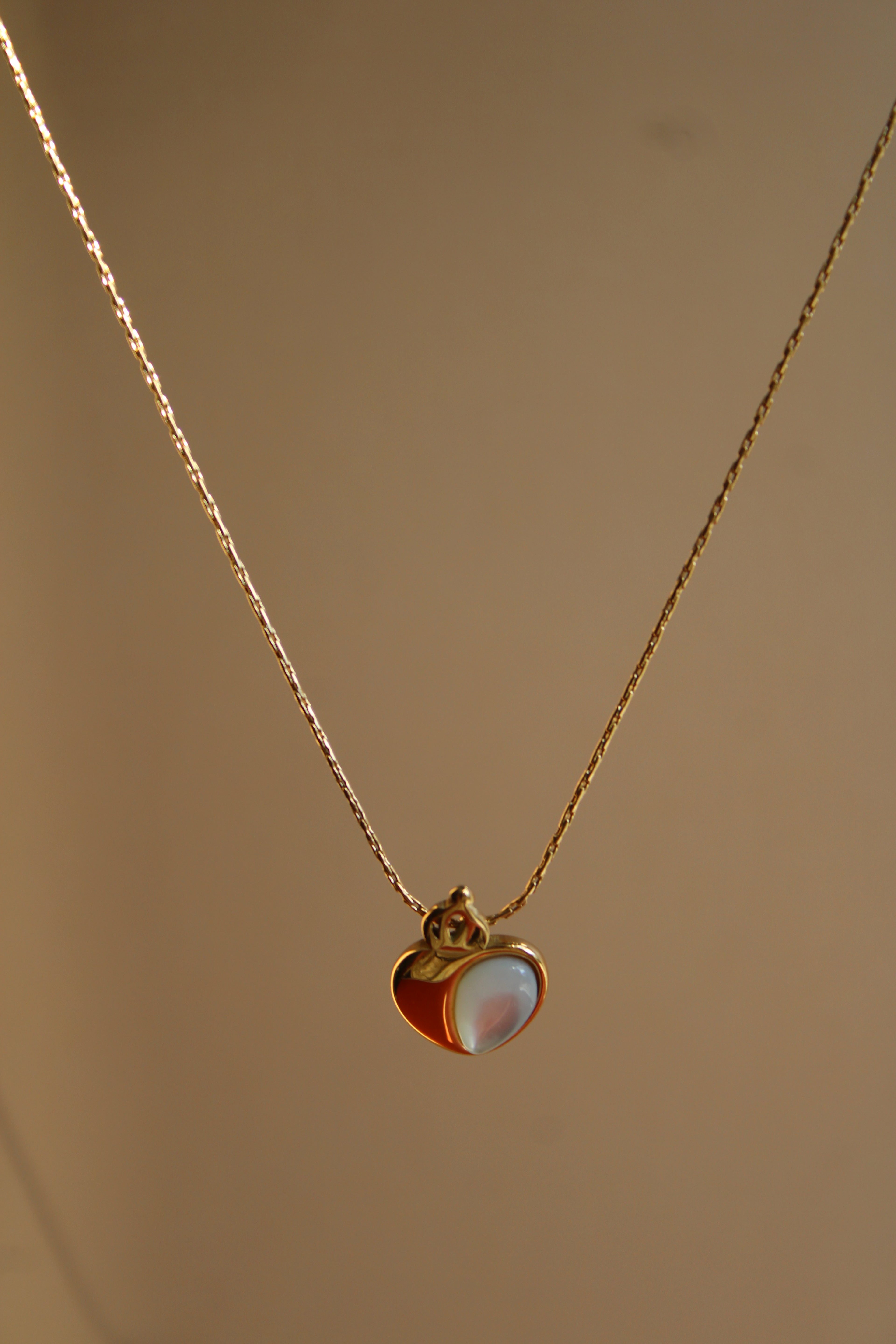 Moonlit Heart Necklace