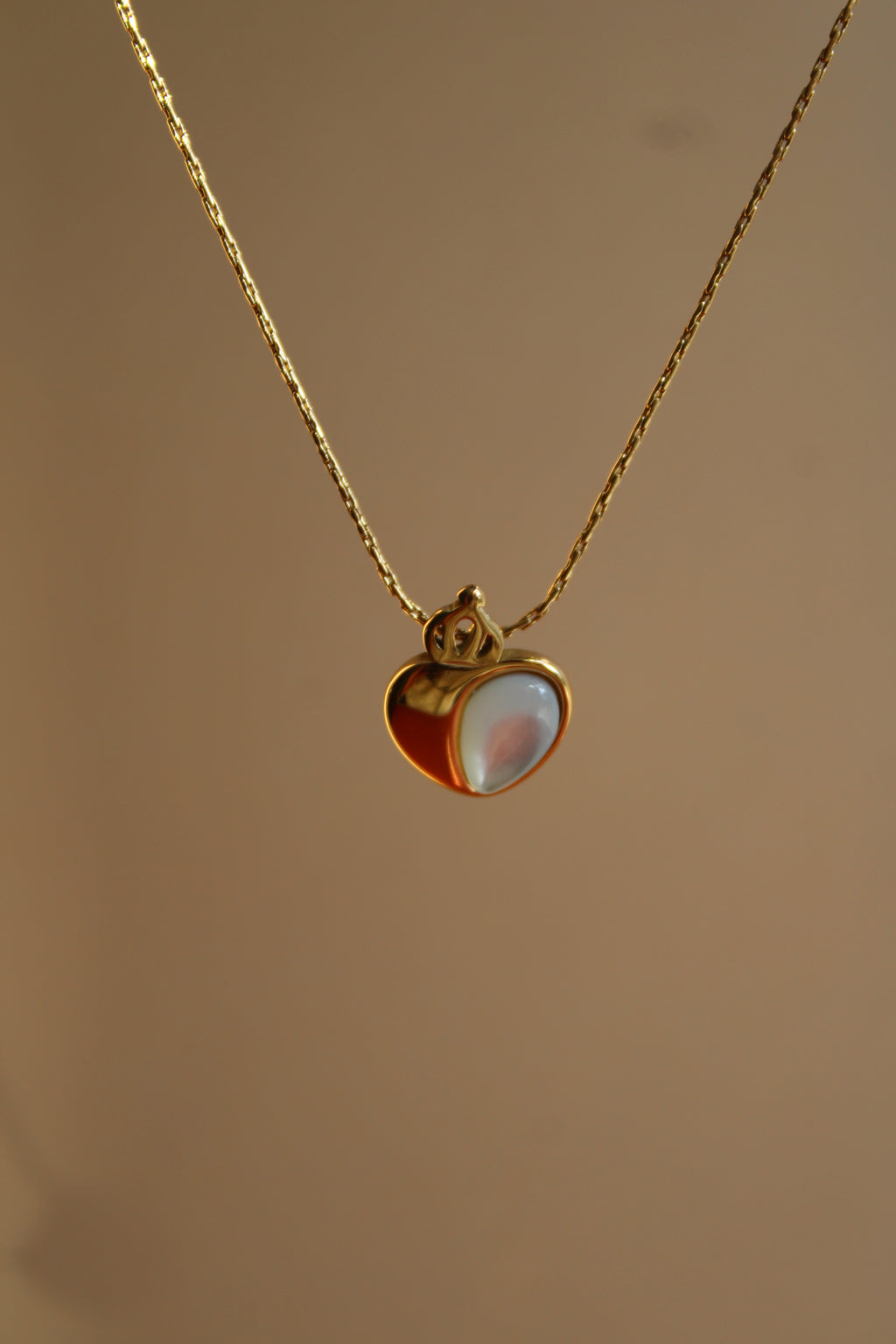 Moonlit Heart Necklace